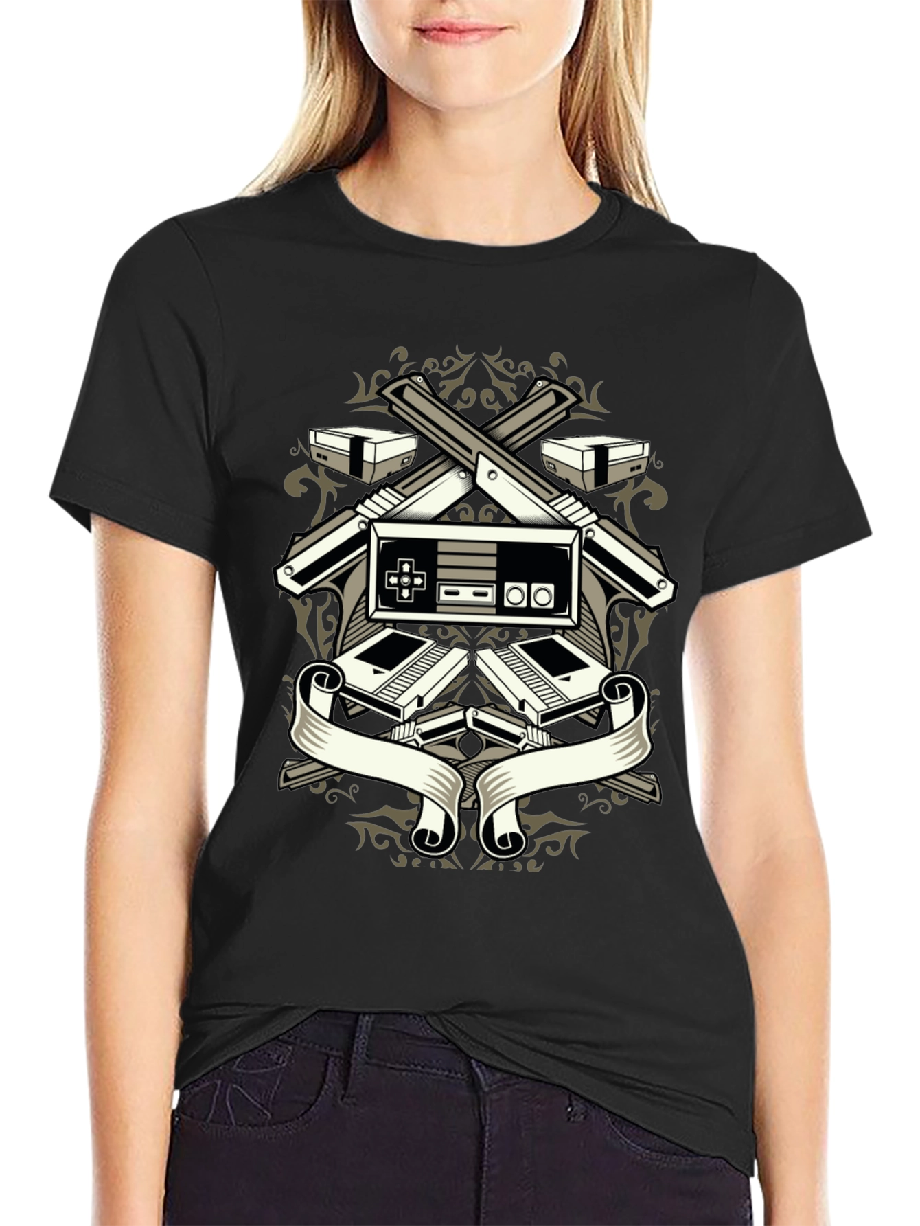 Retro Gaming T-Shirt - Classic Console Design