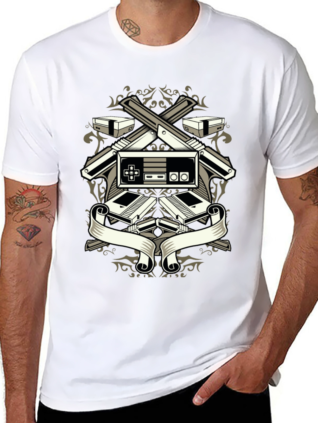 Retro Gaming T-Shirt - Classic Console Design