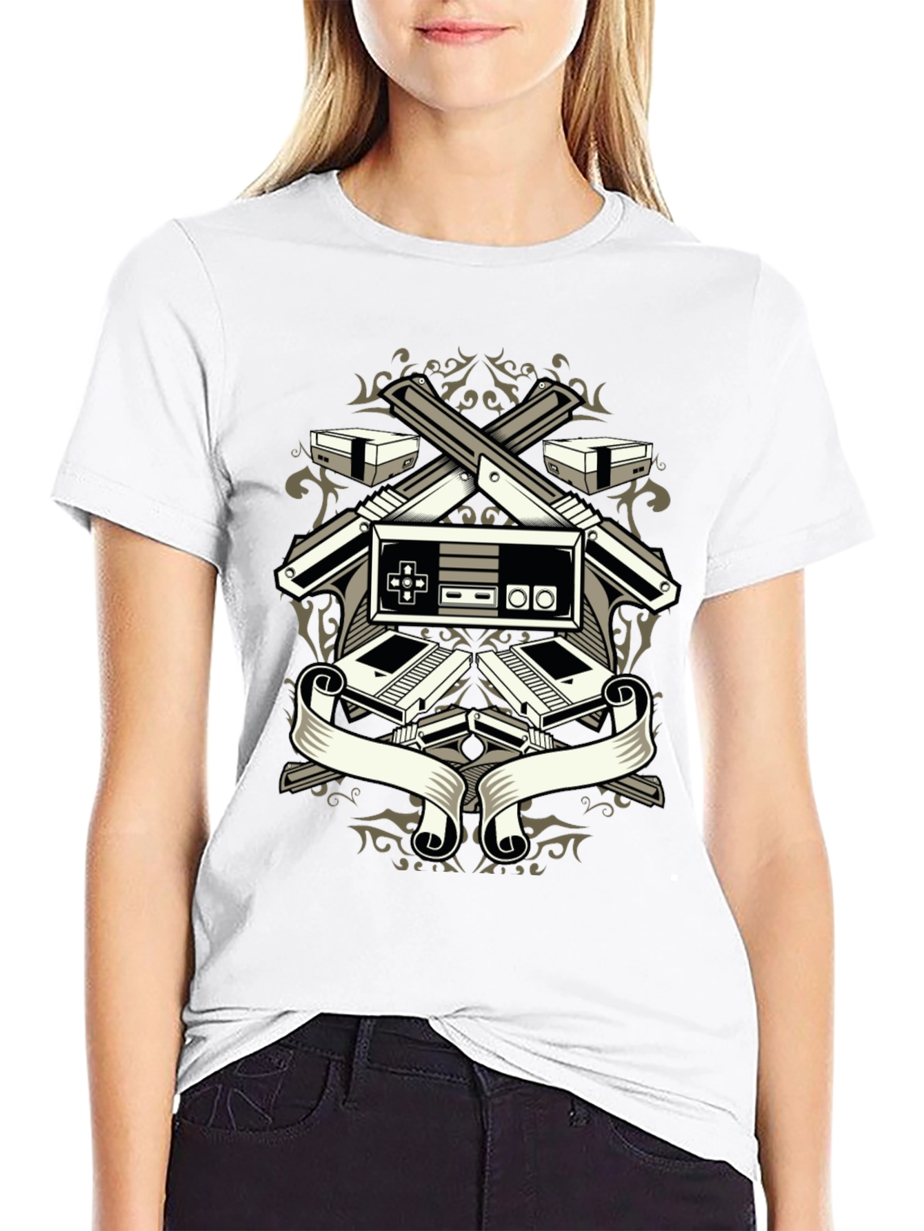 Retro Gaming T-Shirt - Classic Console Design