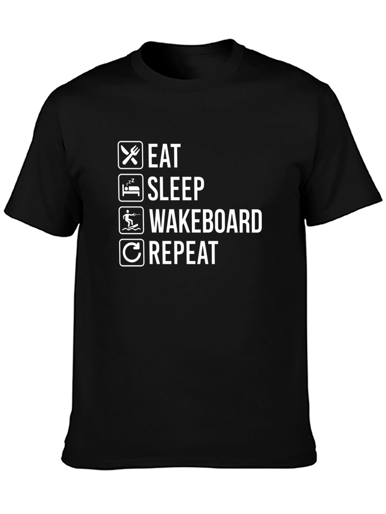 Eat Sleep Wakeboard Repeat T-Shirt