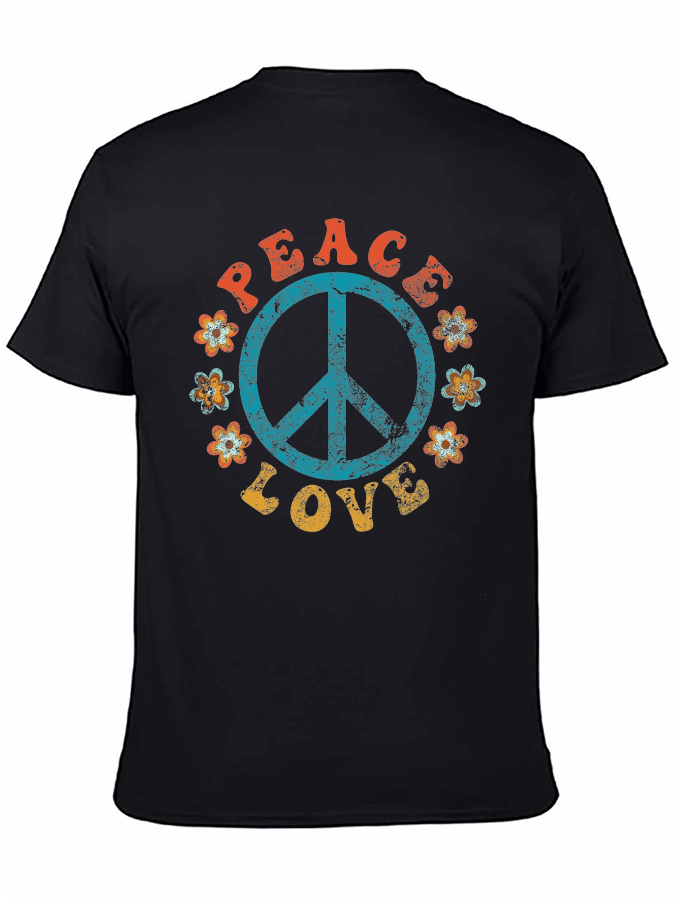 Peace & Love Retro T-Shirt