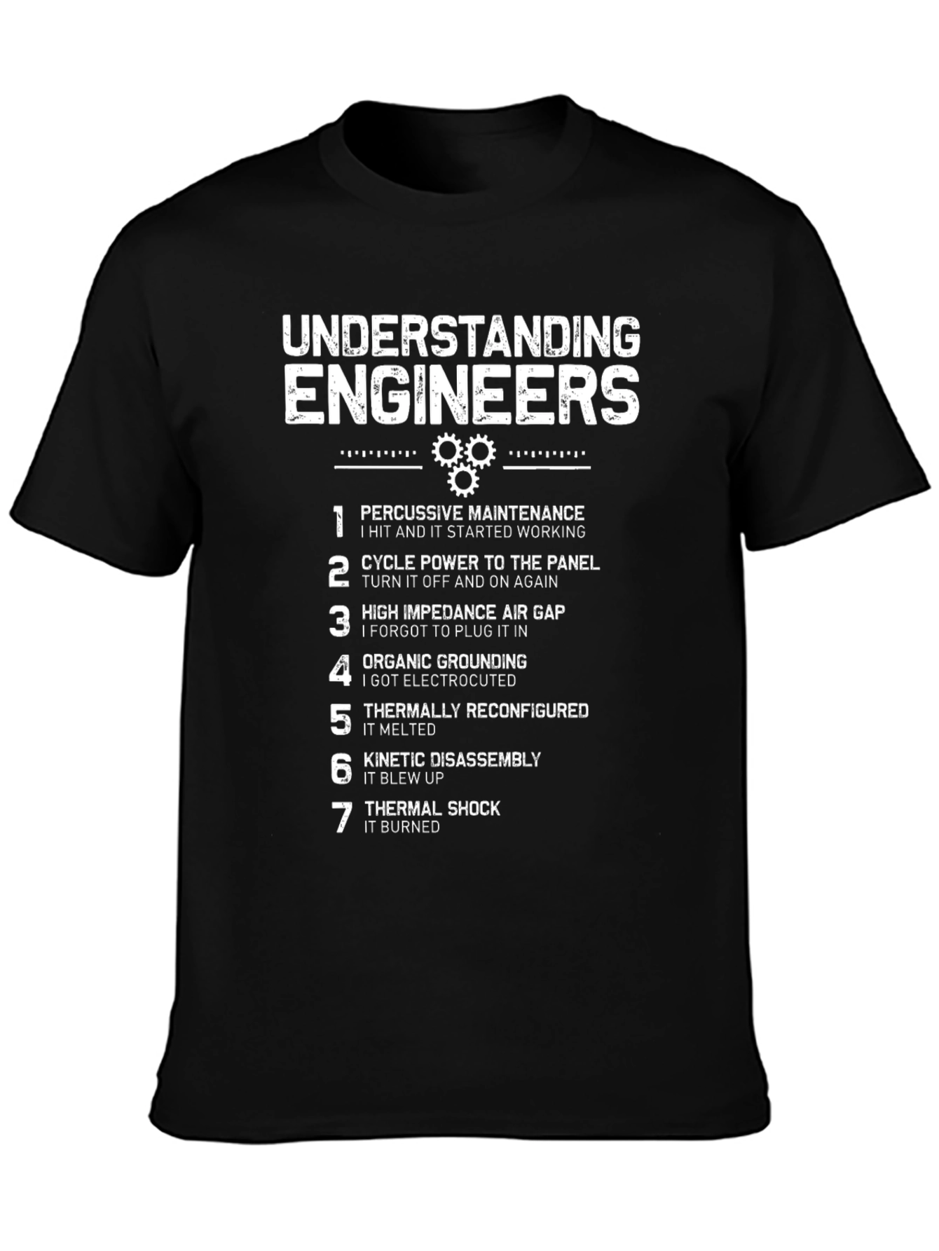 Understanding Engineers T-Shirt Funny Engineering Definition Tee