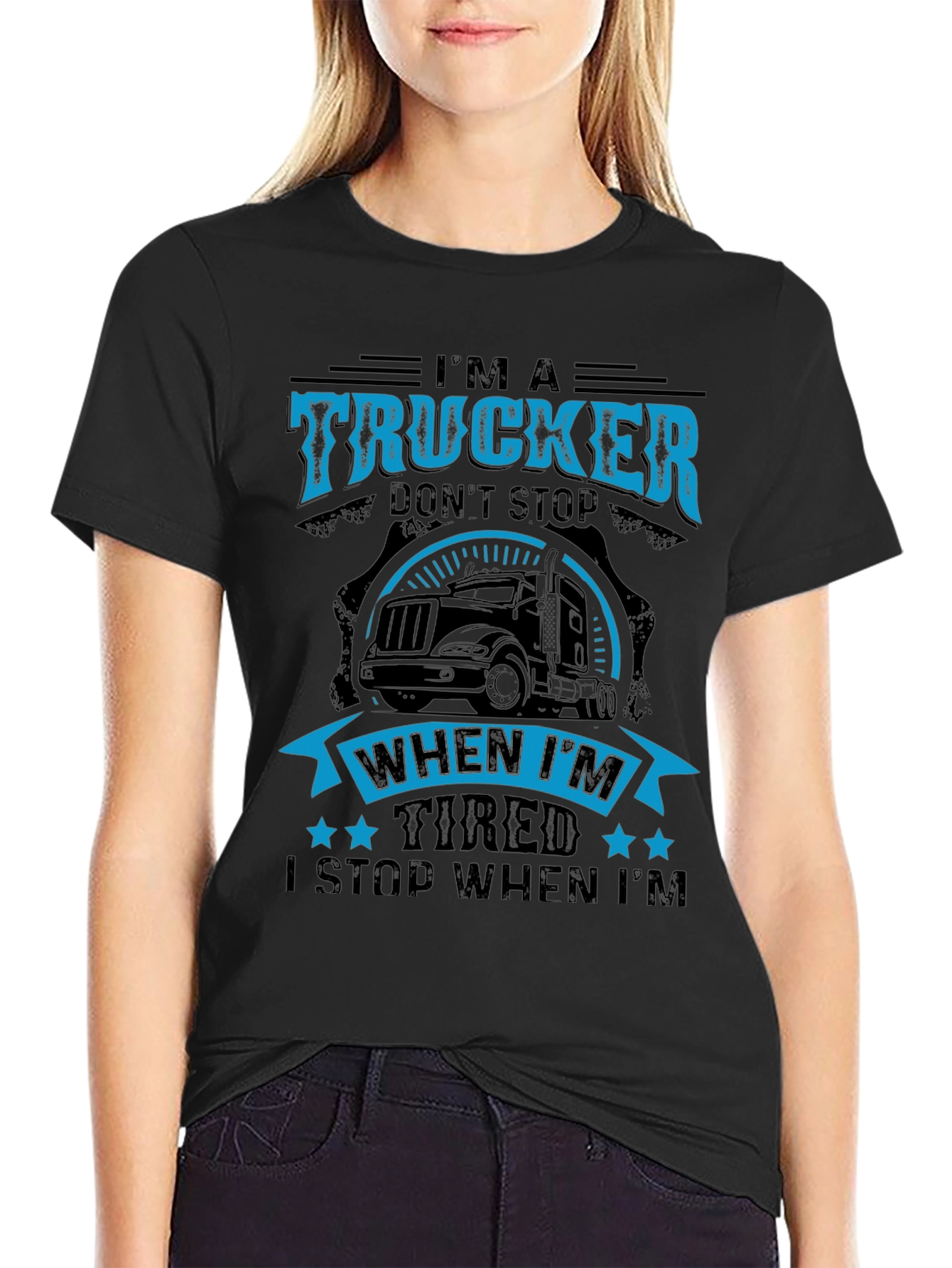 Im A Trucker Graphic T-Shirt