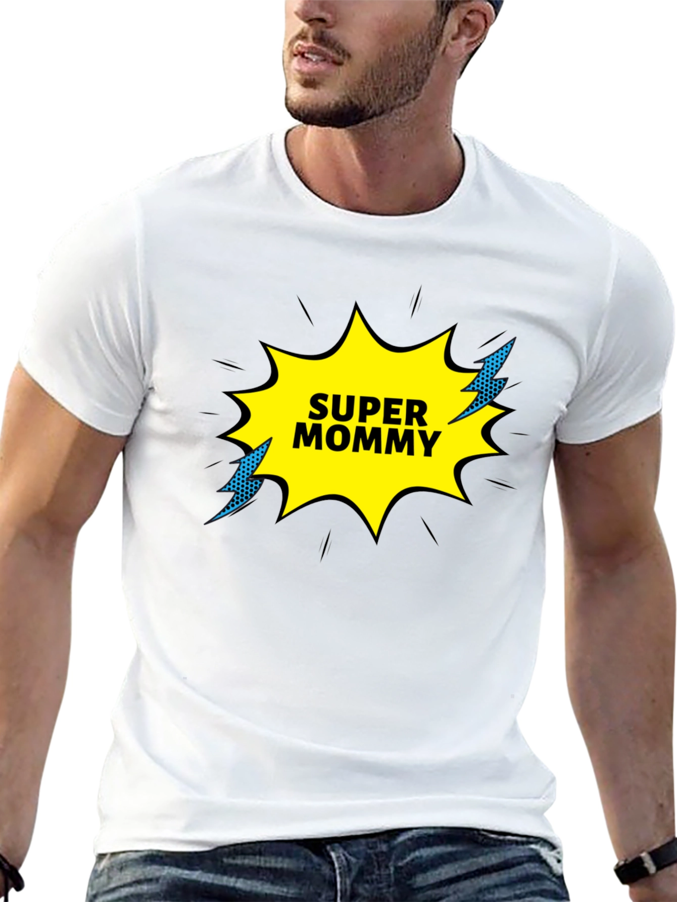 Super Mommy T-Shirt - Novelty Graphic Tee