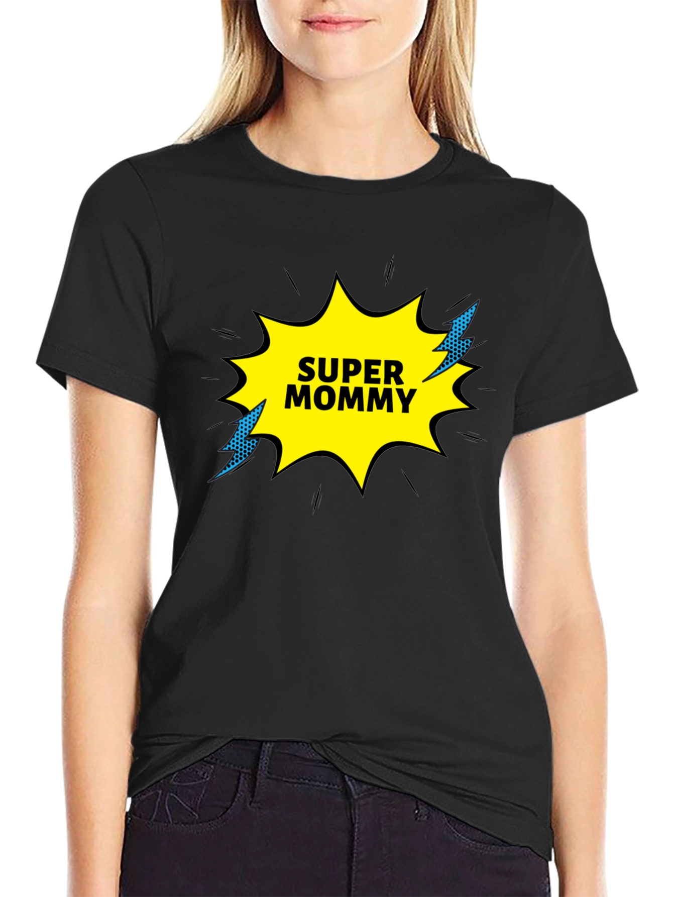Super Mommy T-Shirt - Novelty Graphic Tee