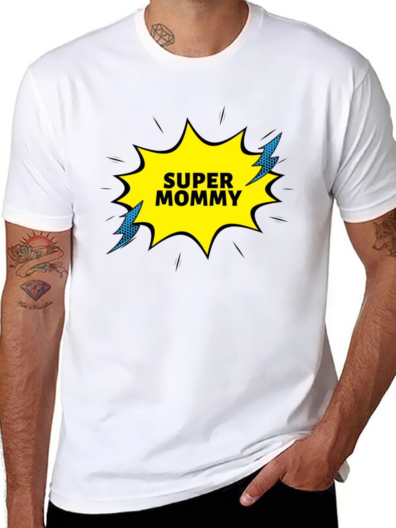 Super Mommy T-Shirt - Novelty Graphic Tee
