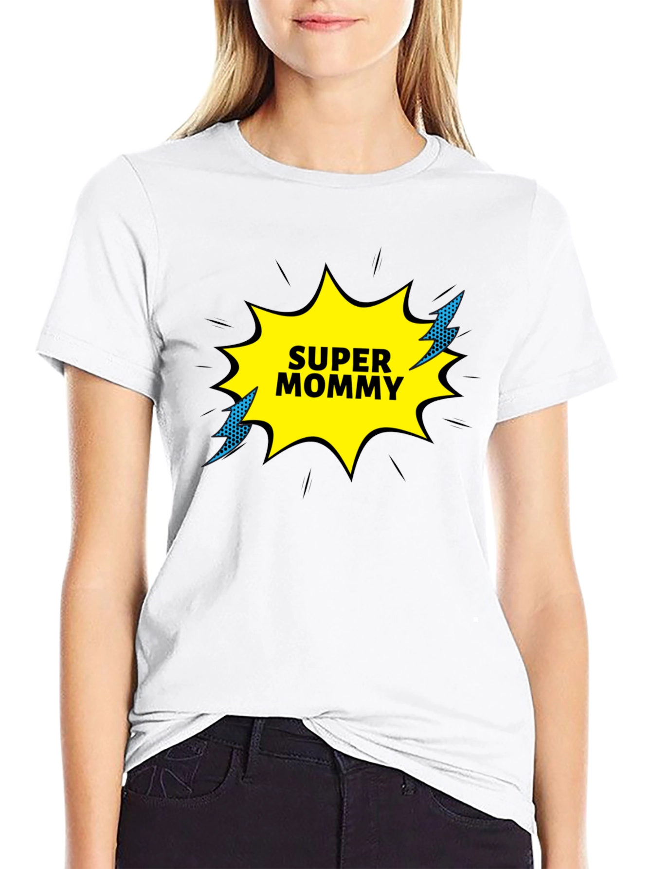 Super Mommy T-Shirt - Novelty Graphic Tee