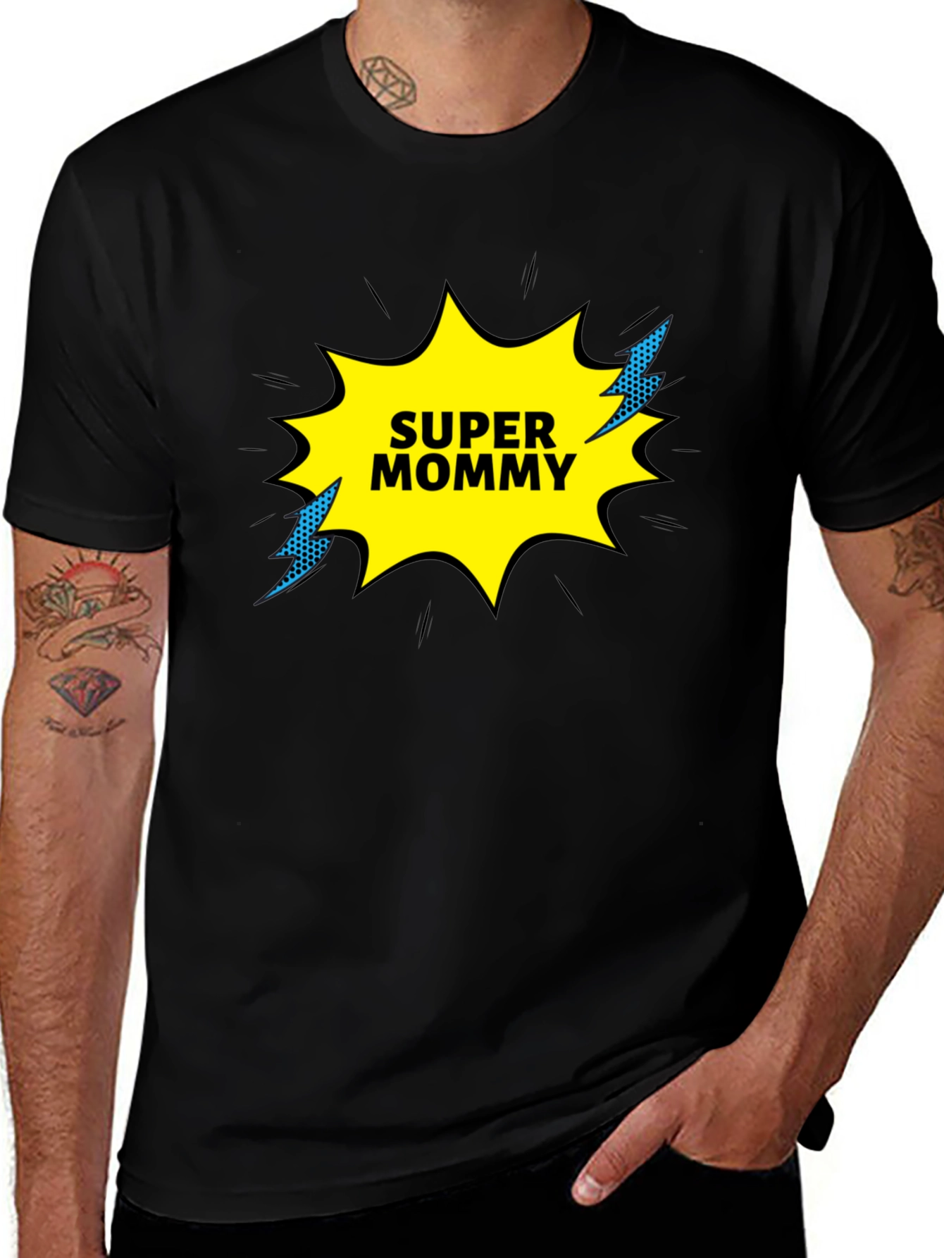 Super Mommy T-Shirt - Novelty Graphic Tee