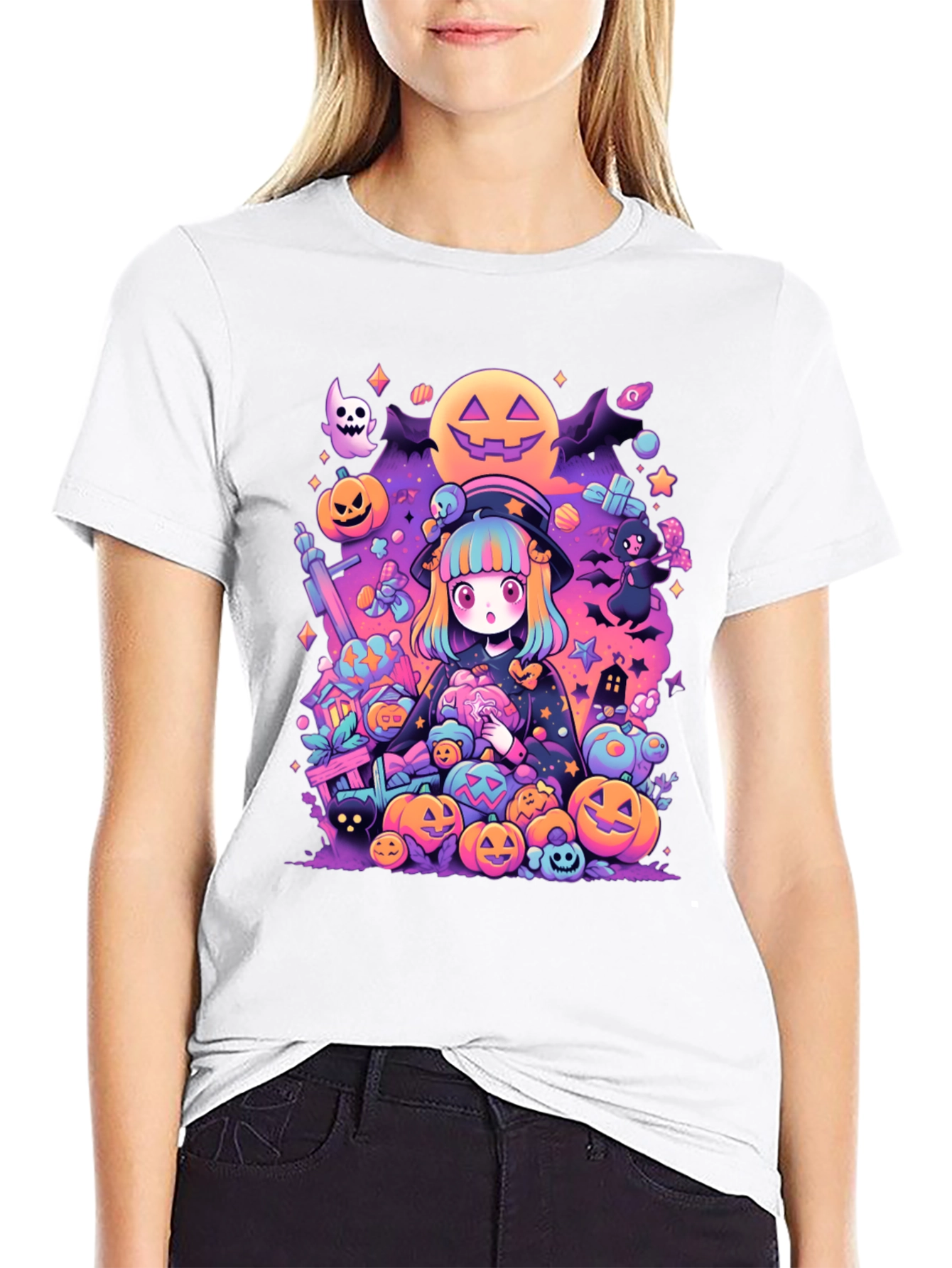 Halloween Anime Girl T-Shirt