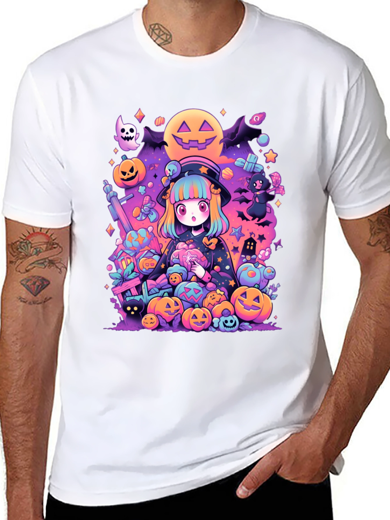 Halloween Anime Girl T-Shirt