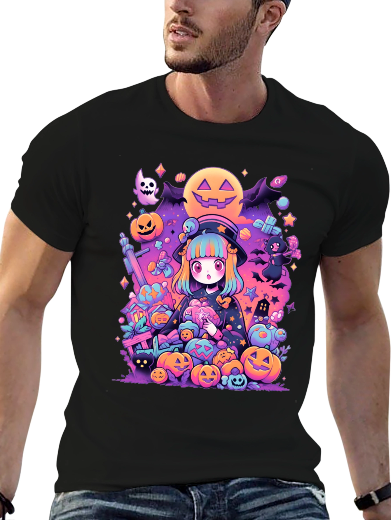 Halloween Anime Girl T-Shirt