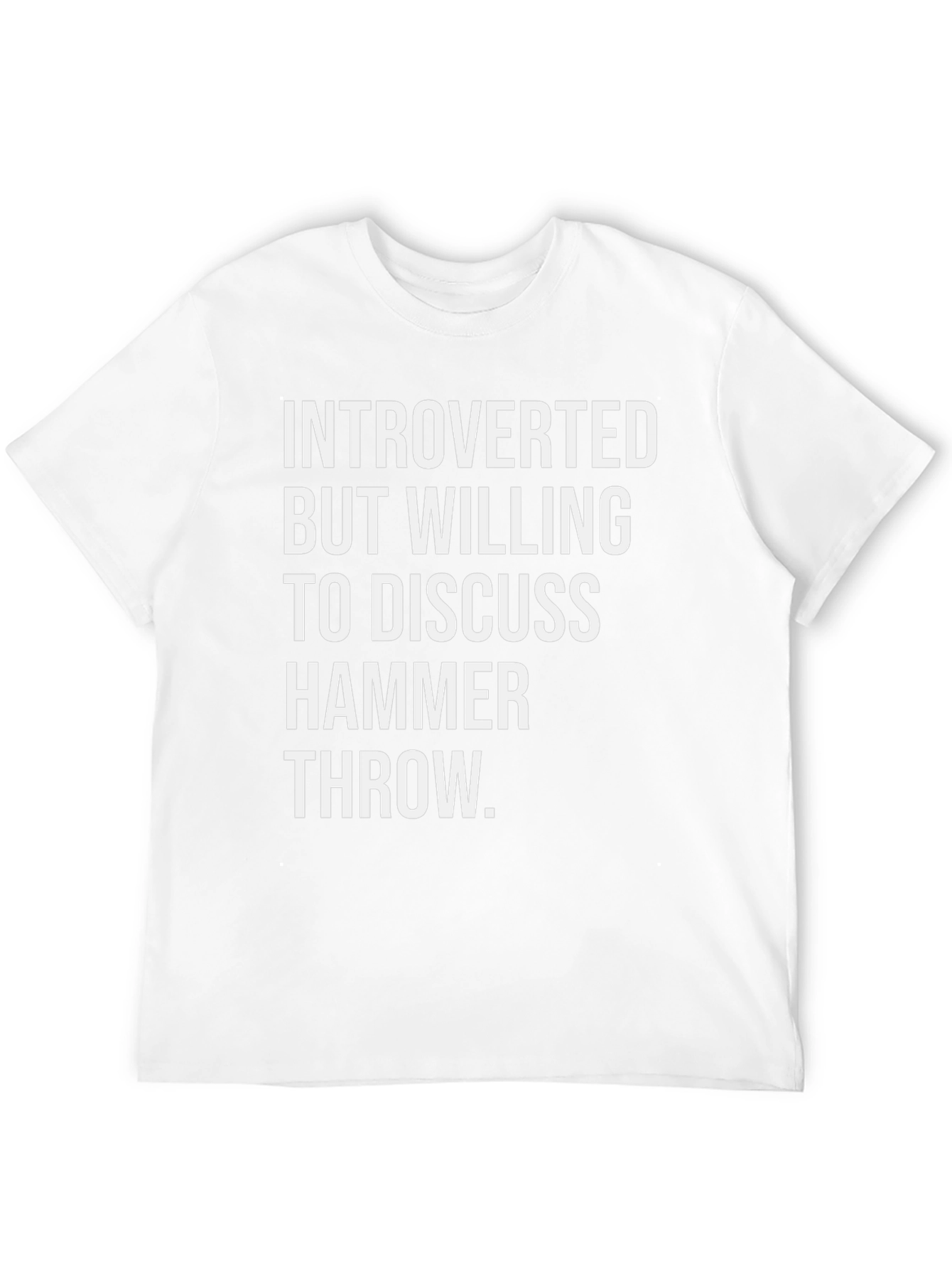 Introverted Hammer Throw T-Shirt - Athlete Apparel