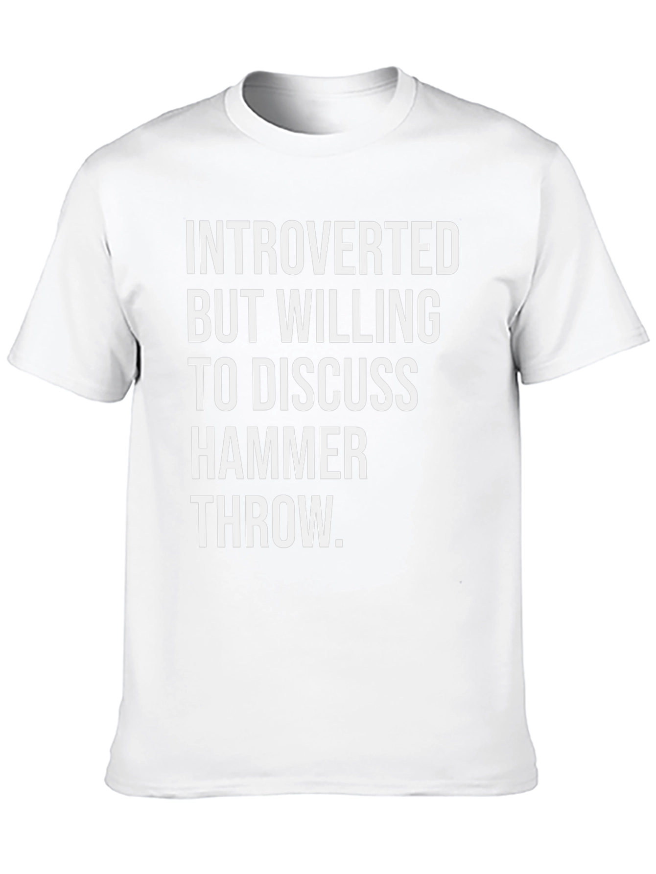 Introverted Hammer Throw T-Shirt - Athlete Apparel