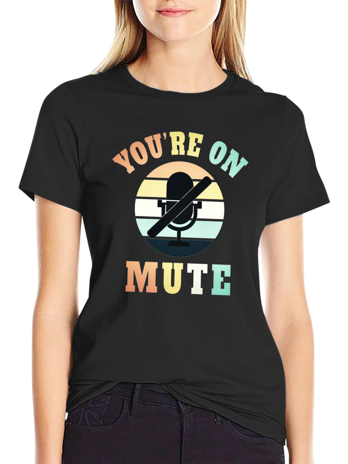 Youre on Mute Graphic T-Shirt - Retro Style