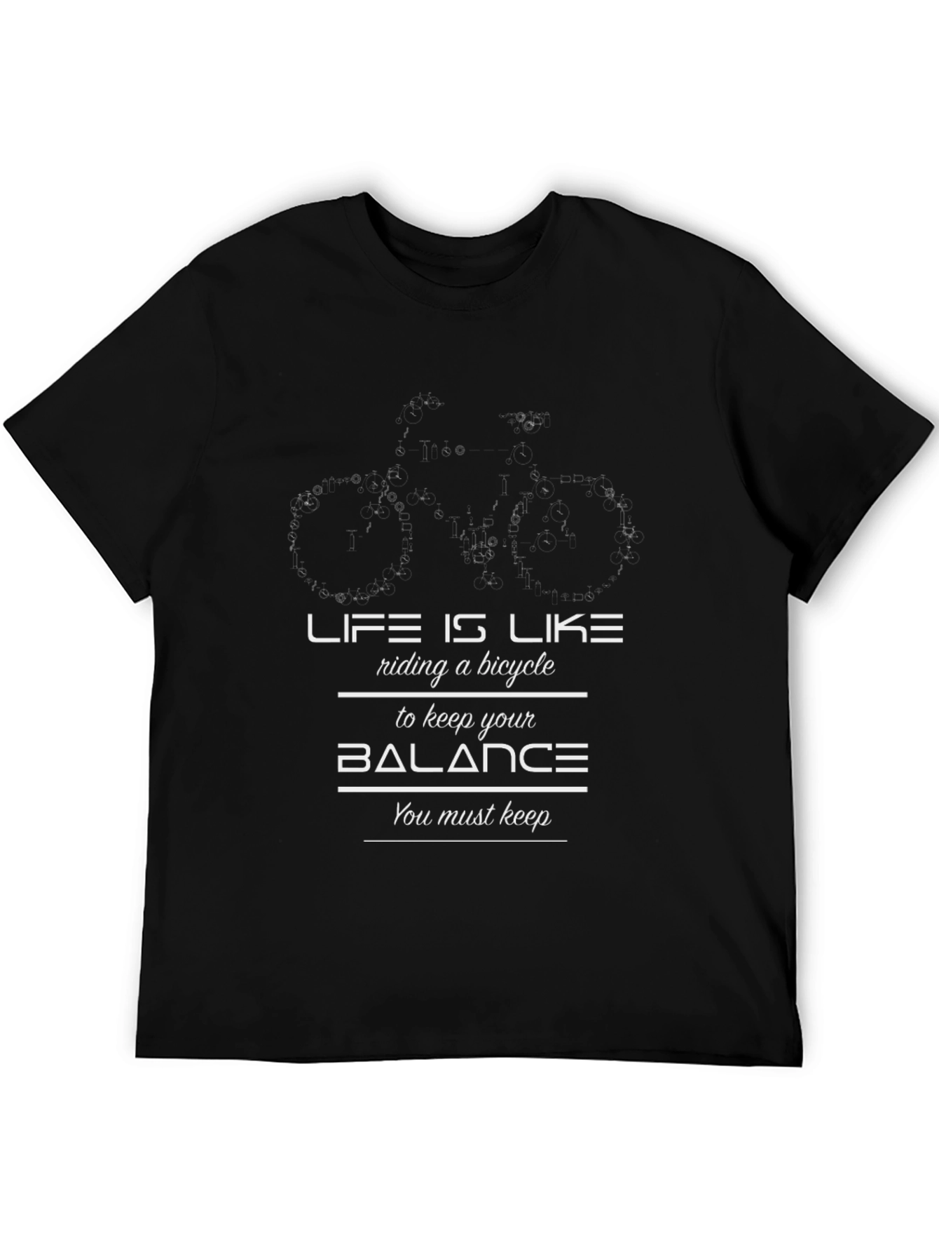 Life is Like Riding a Bicycle T-Shirt