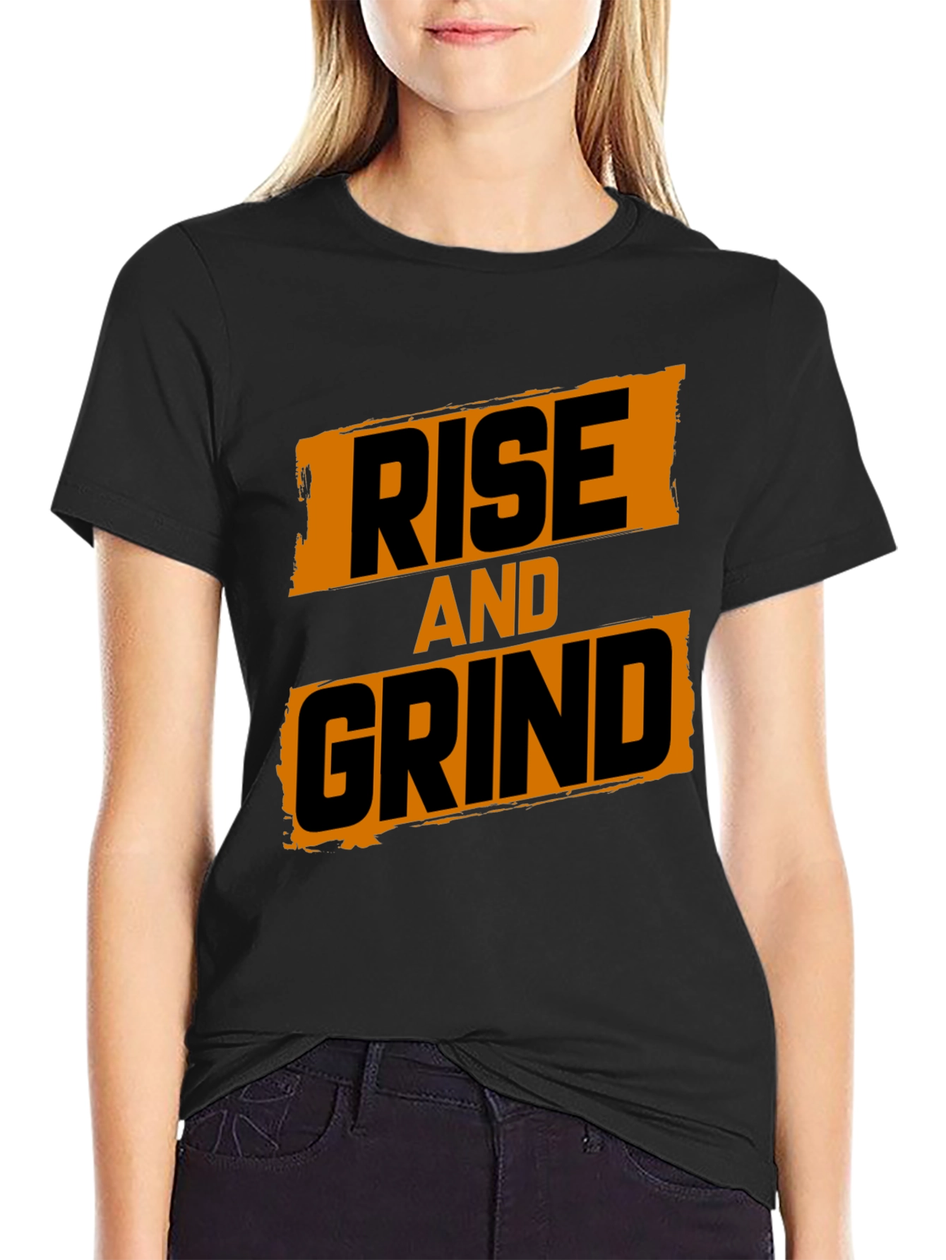 Rise and Grind Graphic Print T-Shirt