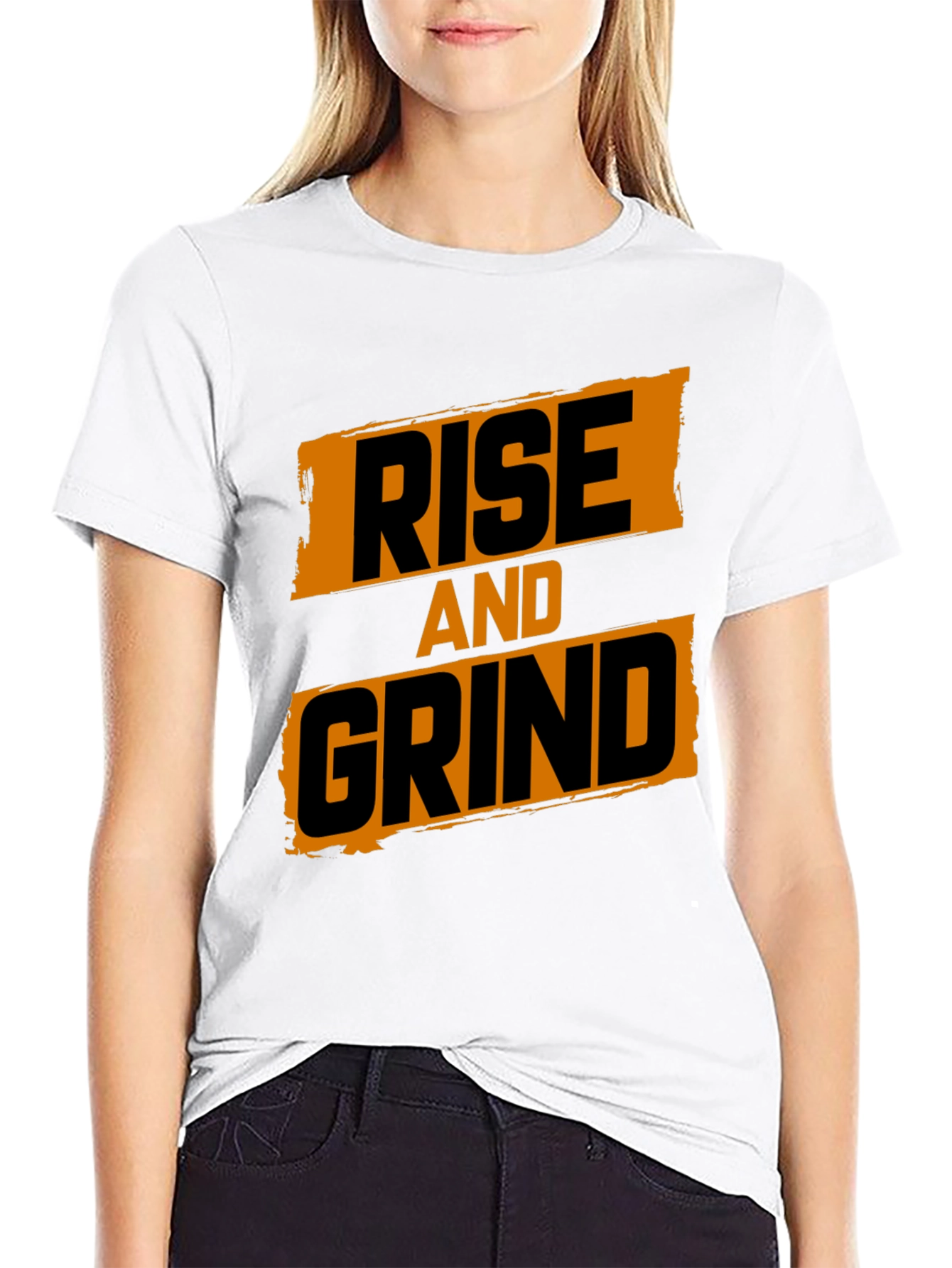 Rise and Grind Graphic Print T-Shirt