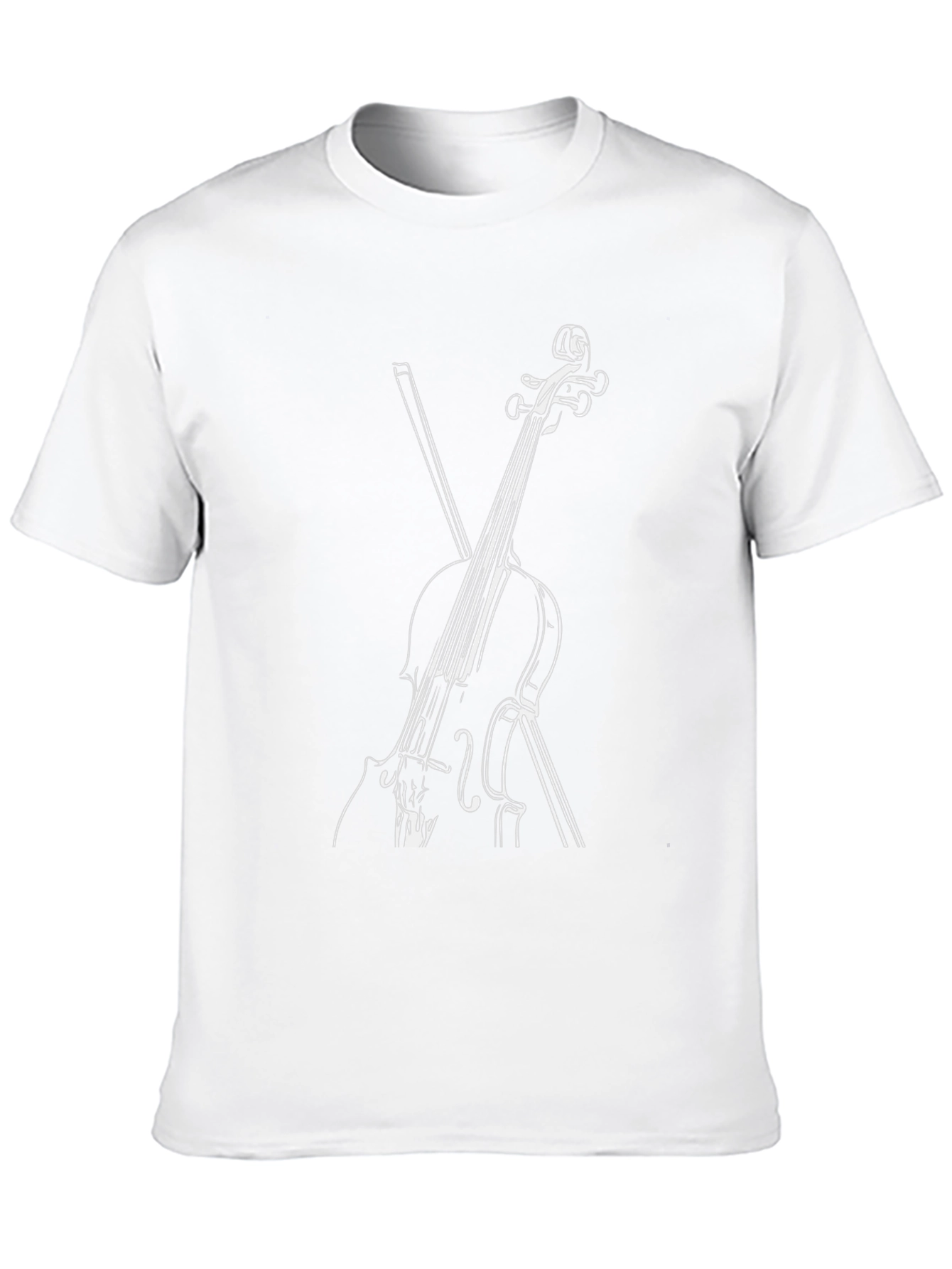 Cello Graphic Tee - Musicians Black T-Shirt