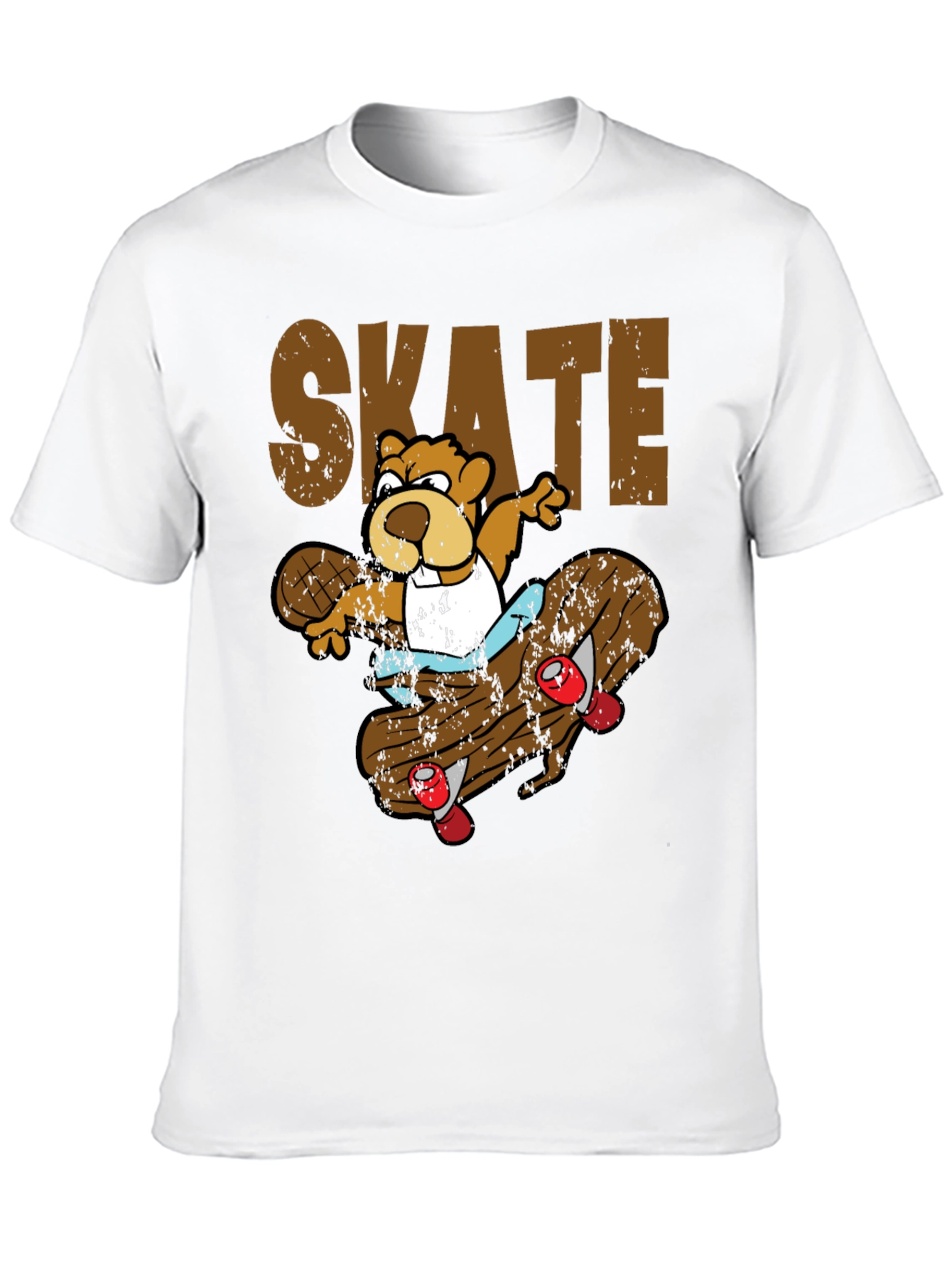 Skateboarding Beaver T-Shirt