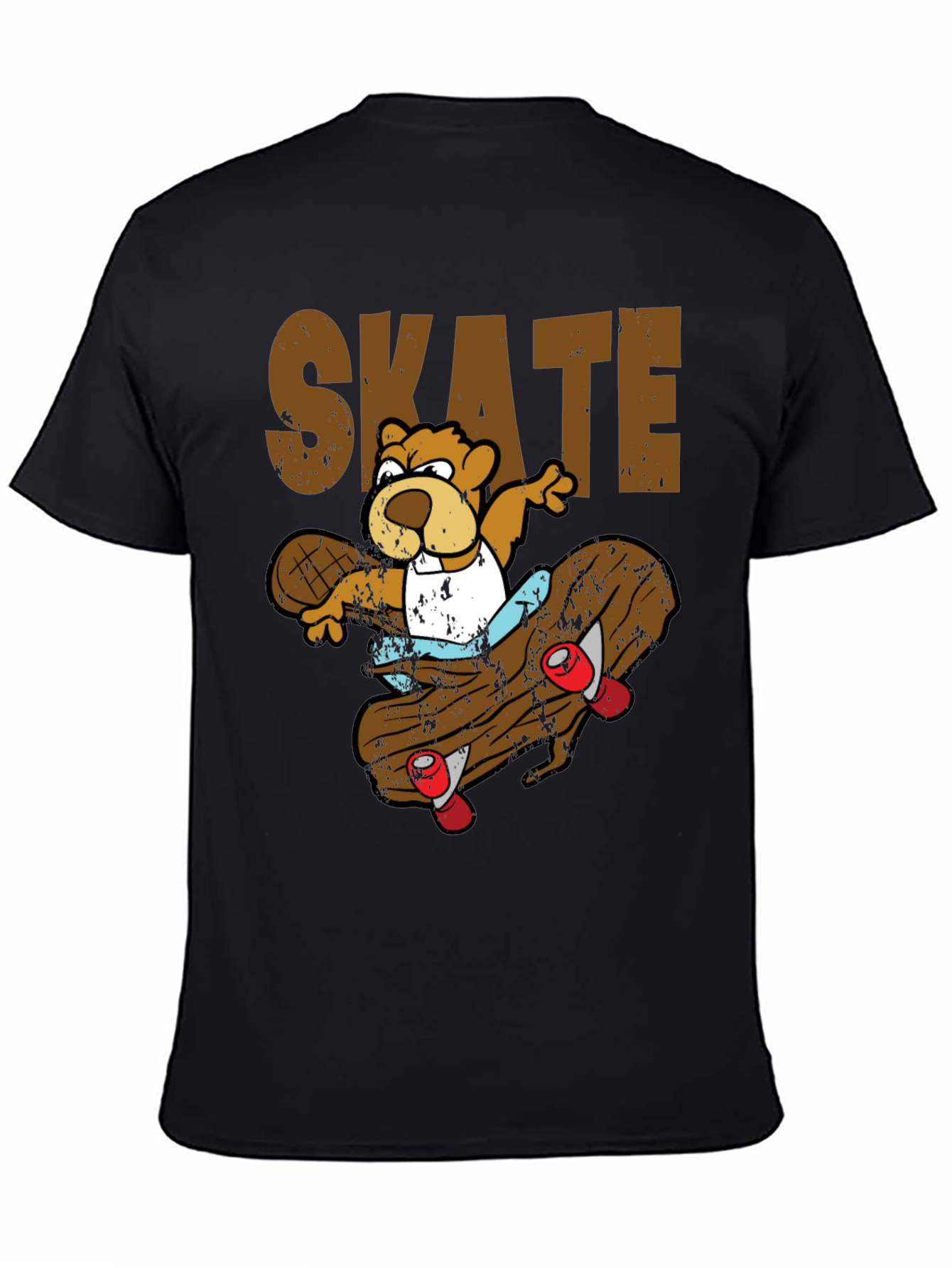 Skateboarding Beaver T-Shirt