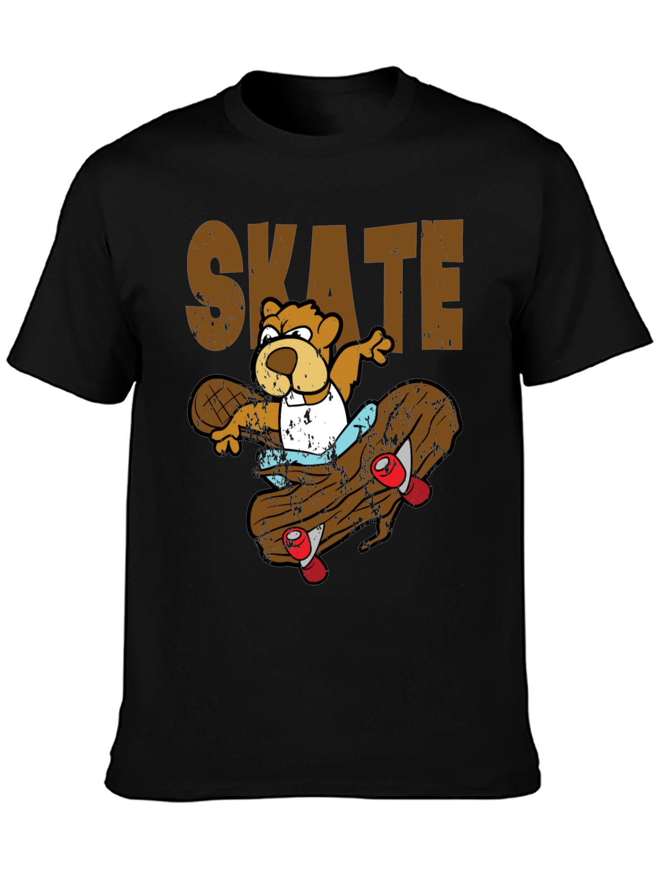 Skateboarding Beaver T-Shirt