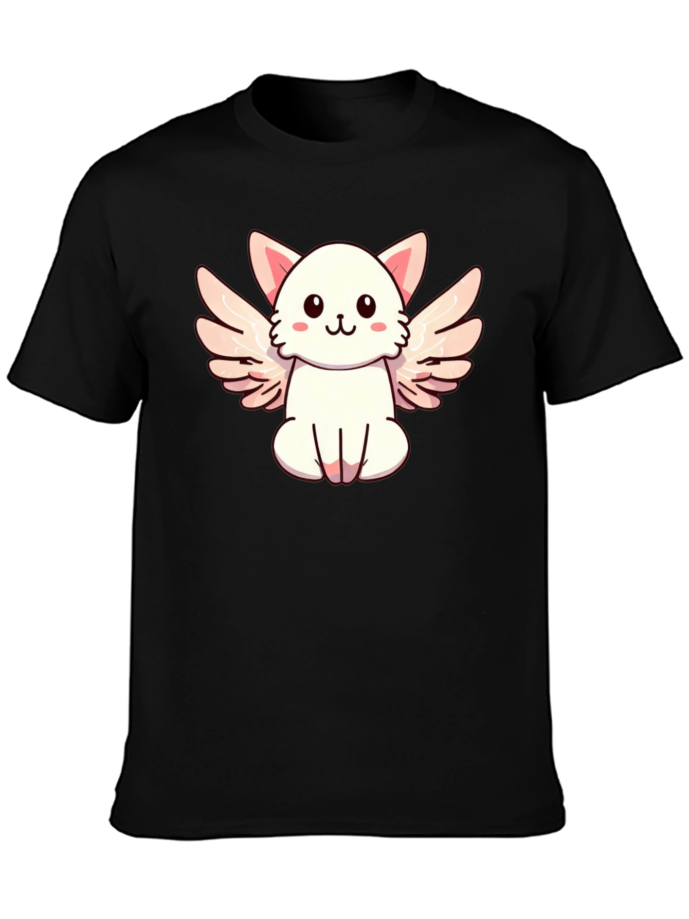 Cute Angel Cat Graphic T-Shirt