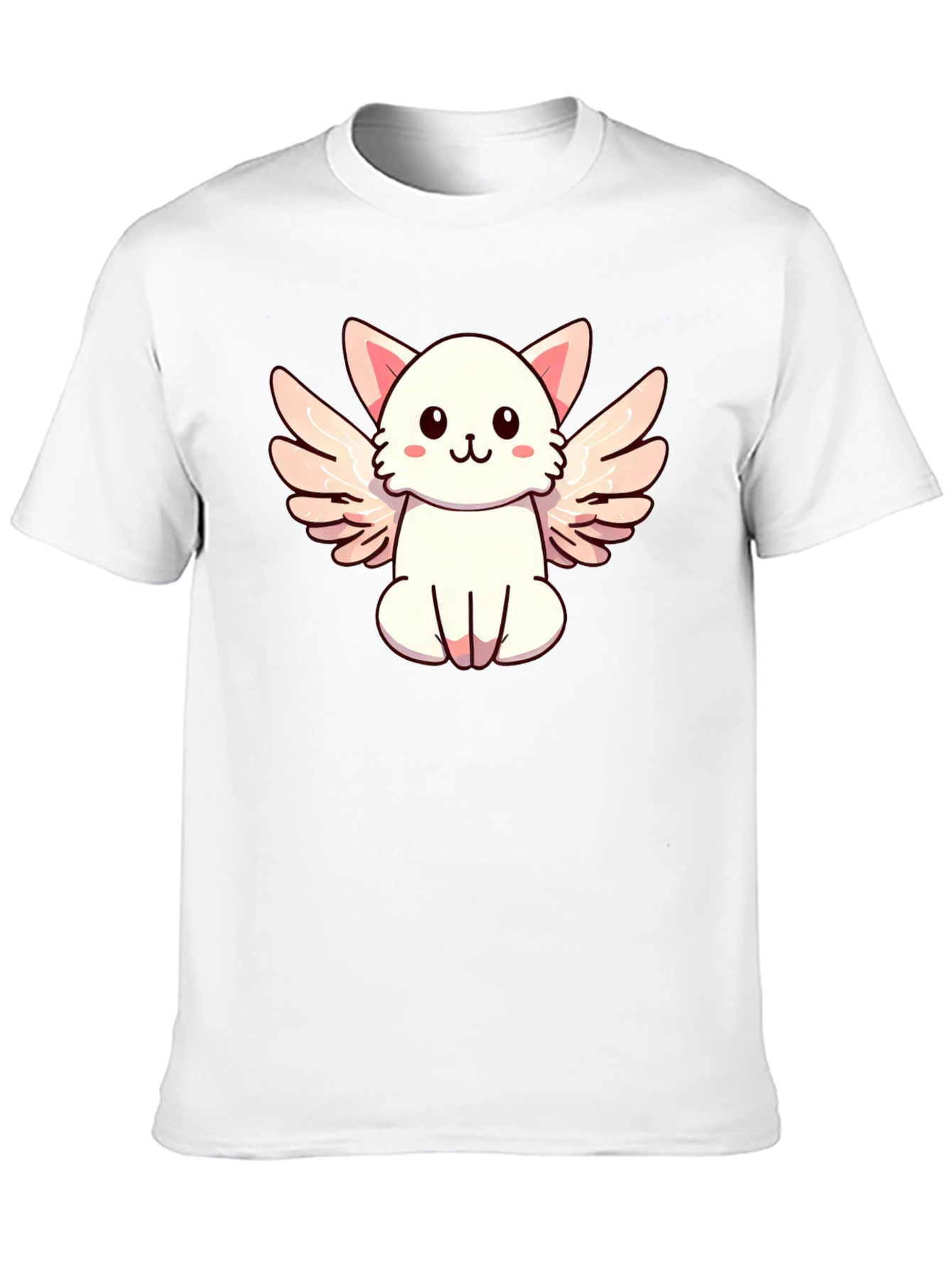 Cute Angel Cat Graphic T-Shirt
