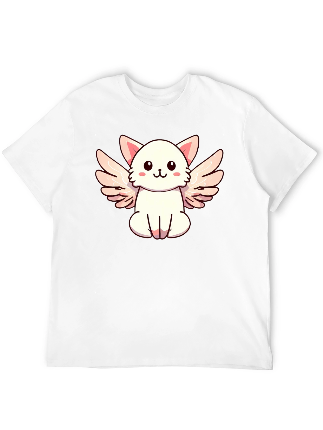 Cute Angel Cat Graphic T-Shirt