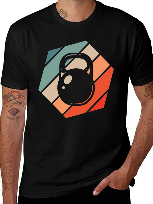 Retro Kettlebell Workout T-Shirt