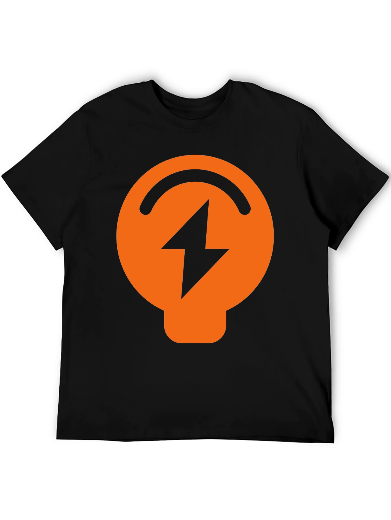 Electric Symbol Graphic Black T-Shirt