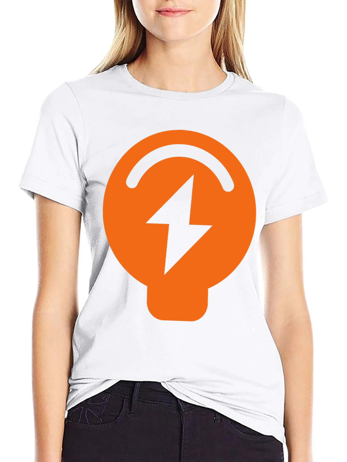 Electric Symbol Graphic Black T-Shirt