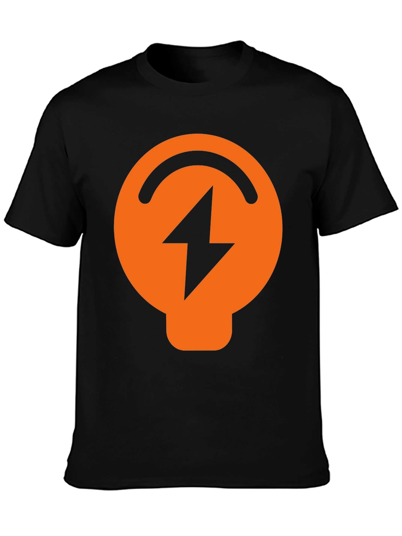Electric Symbol Graphic Black T-Shirt