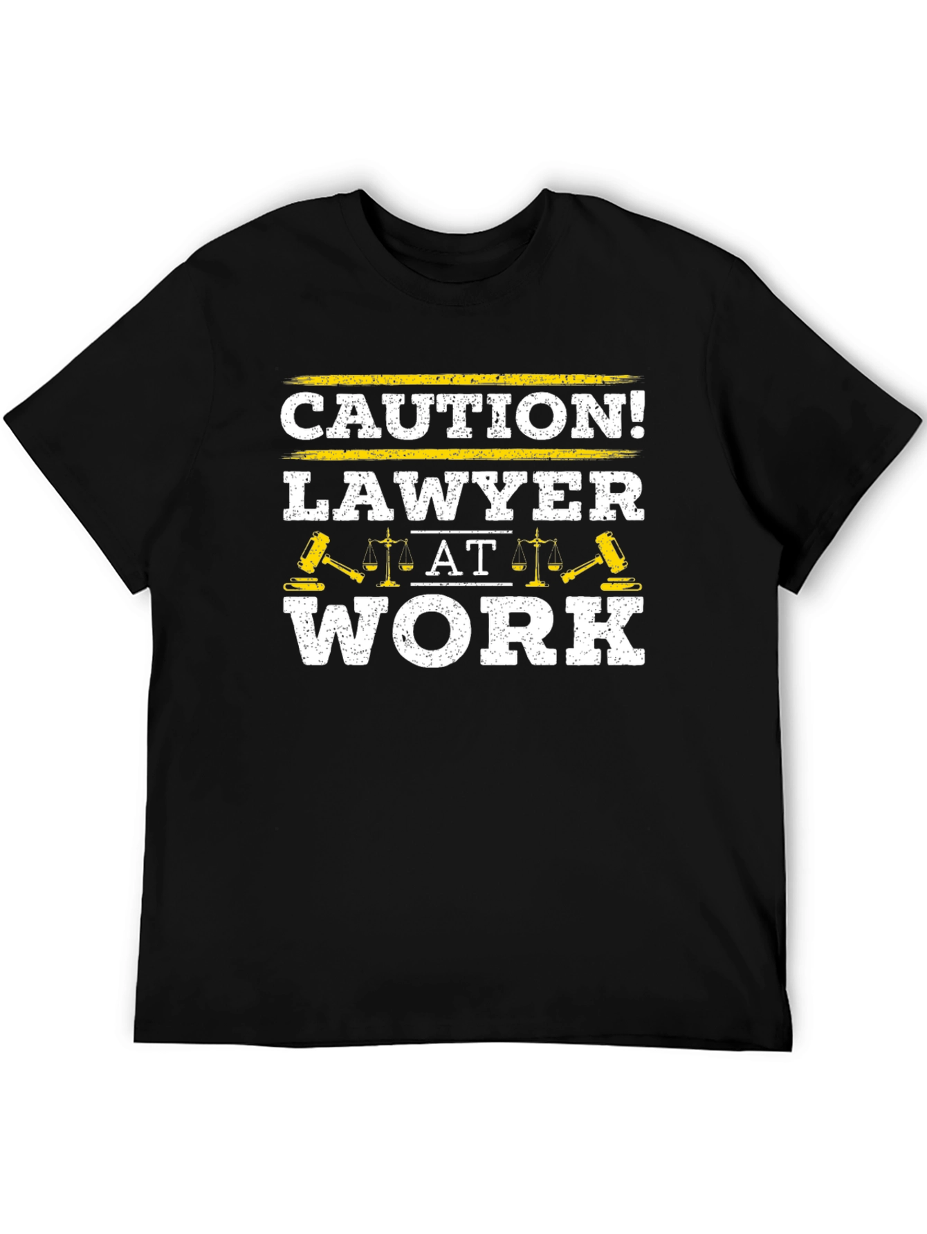 Caution! Lawyer at Work Graphic T-Shirt