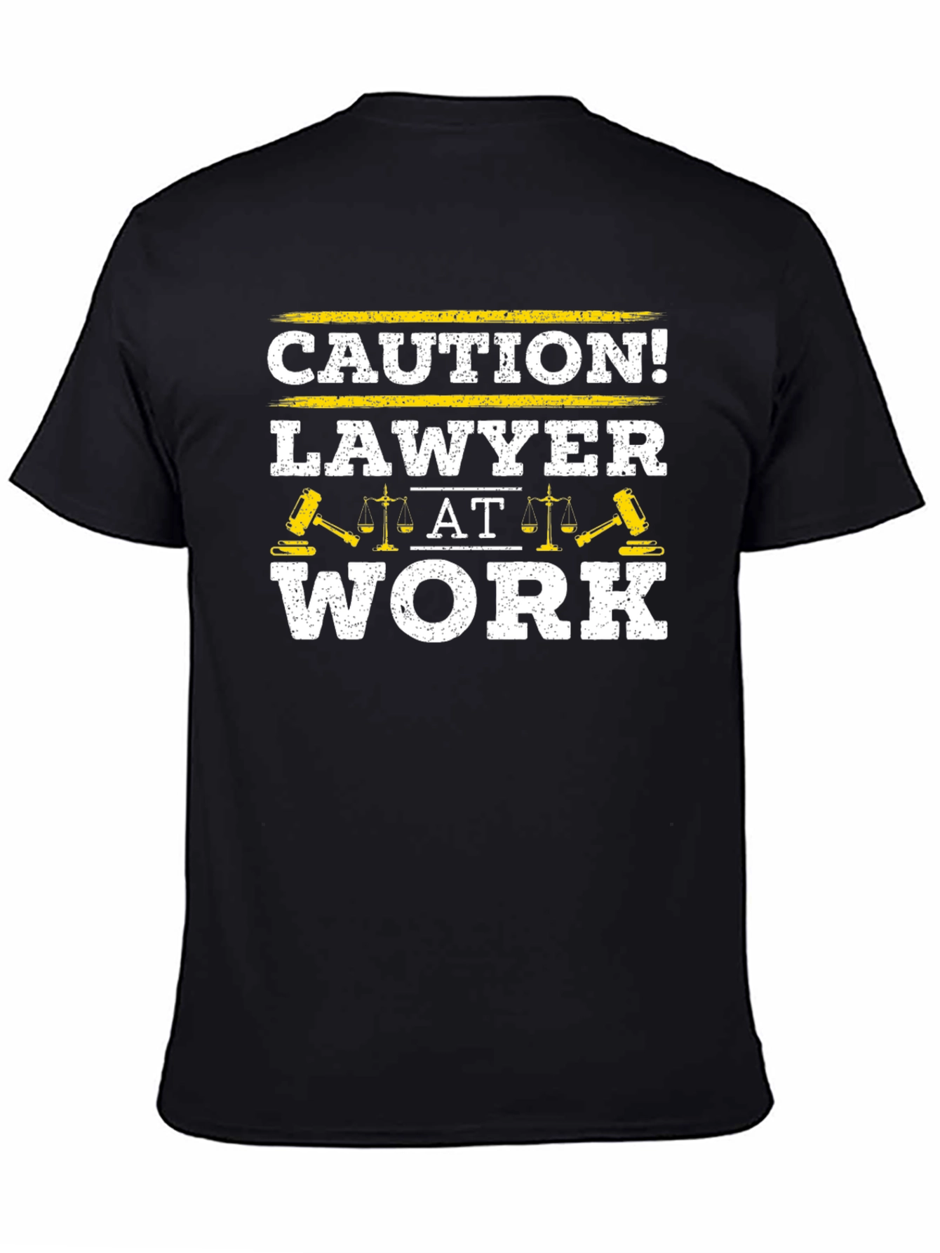 Caution! Lawyer at Work Graphic T-Shirt
