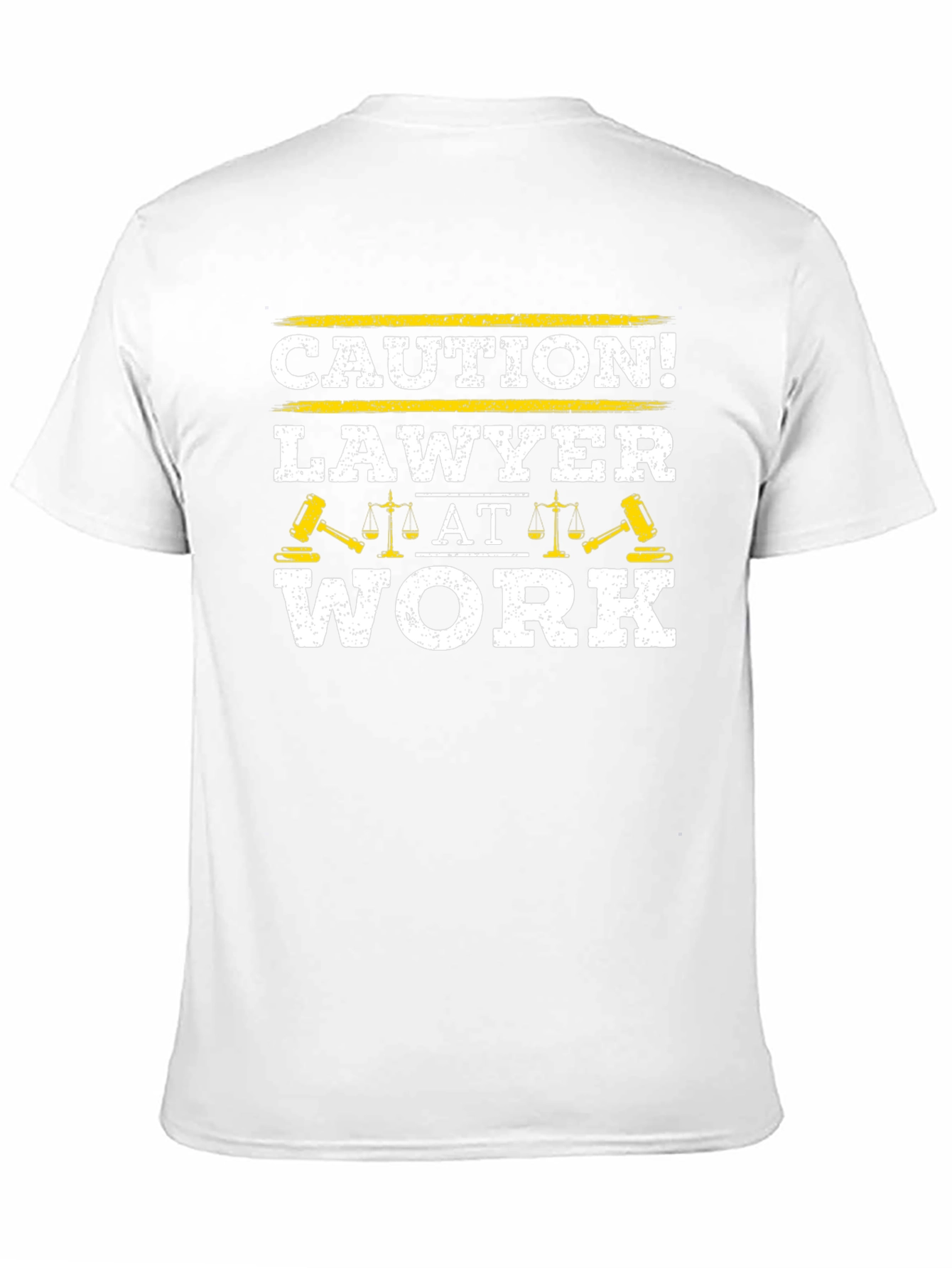 Caution! Lawyer at Work Graphic T-Shirt