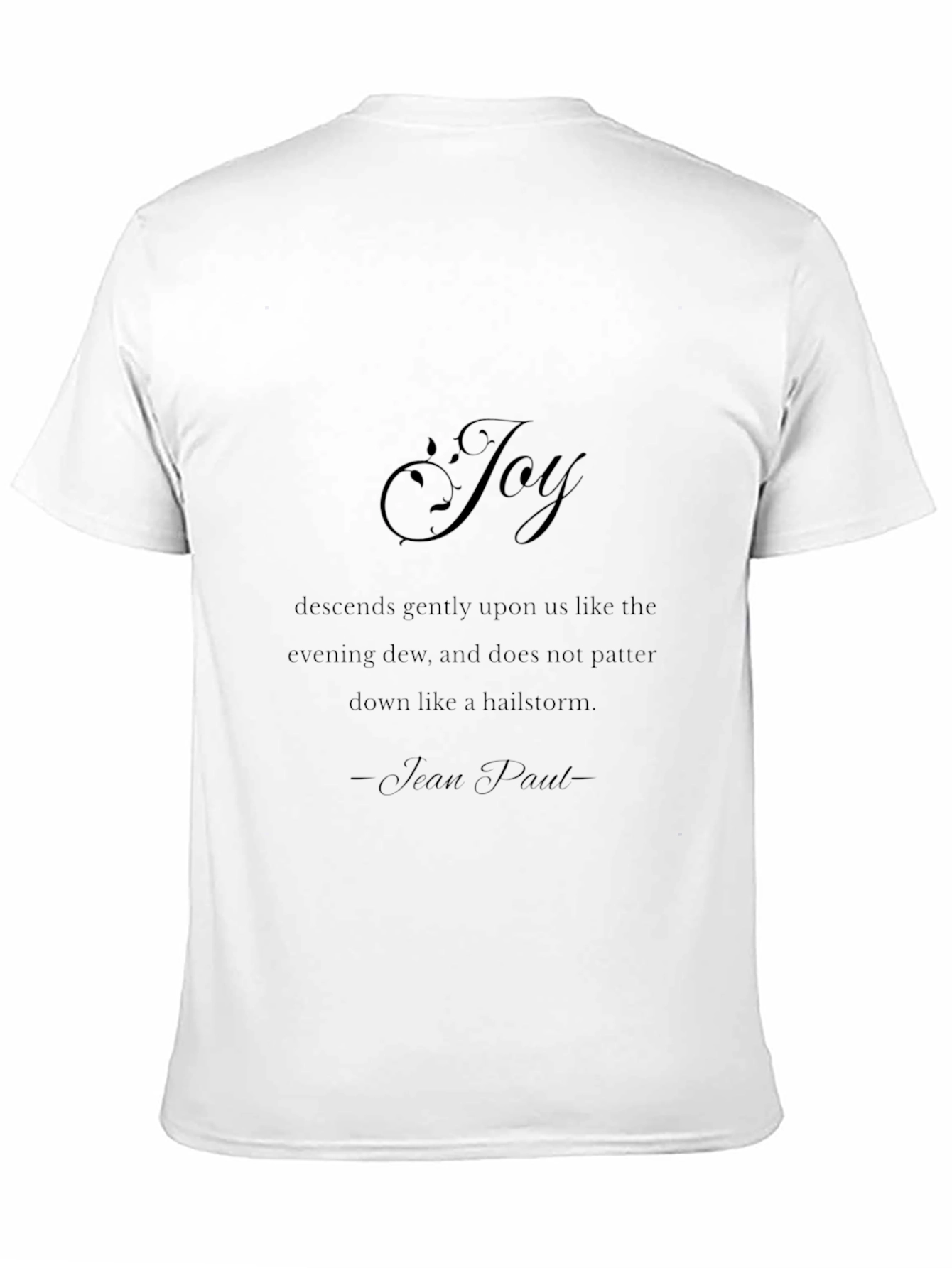 Joy Graphic T-Shirt - Inspirational Quote Tee