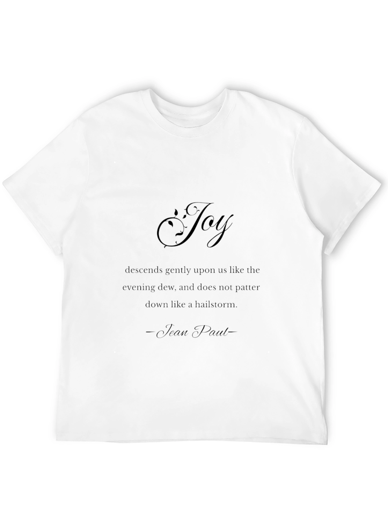 Joy Graphic T-Shirt - Inspirational Quote Tee