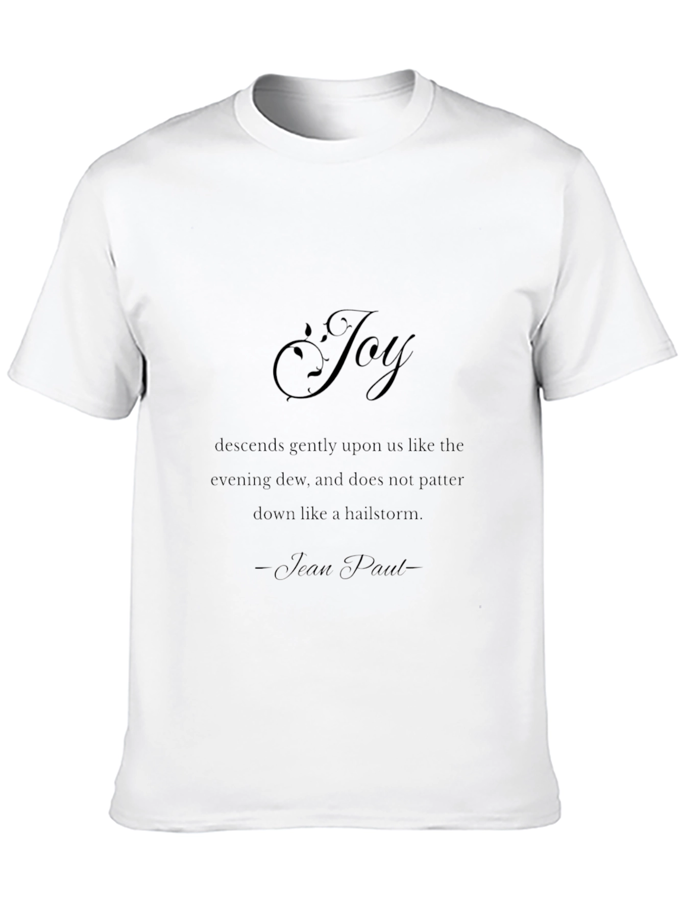 Joy Graphic T-Shirt - Inspirational Quote Tee