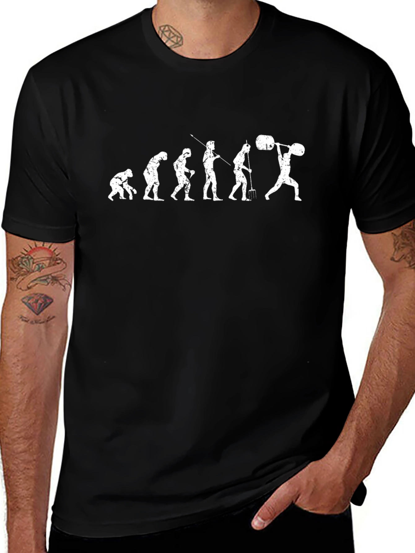 Evolution of the Lifter Tee - Black