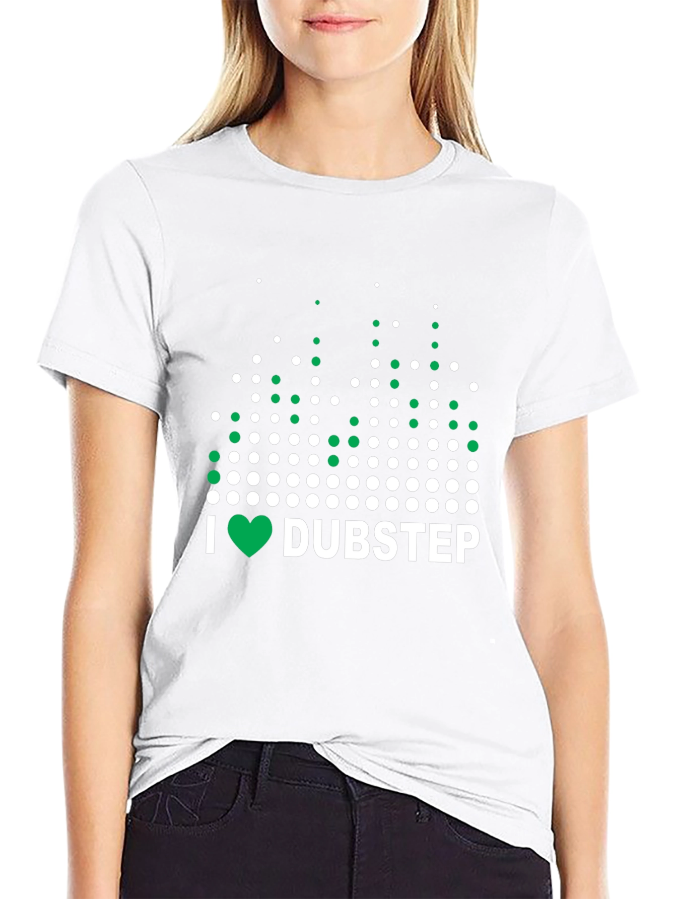 I Heart Dubstep Black Graphic Tee