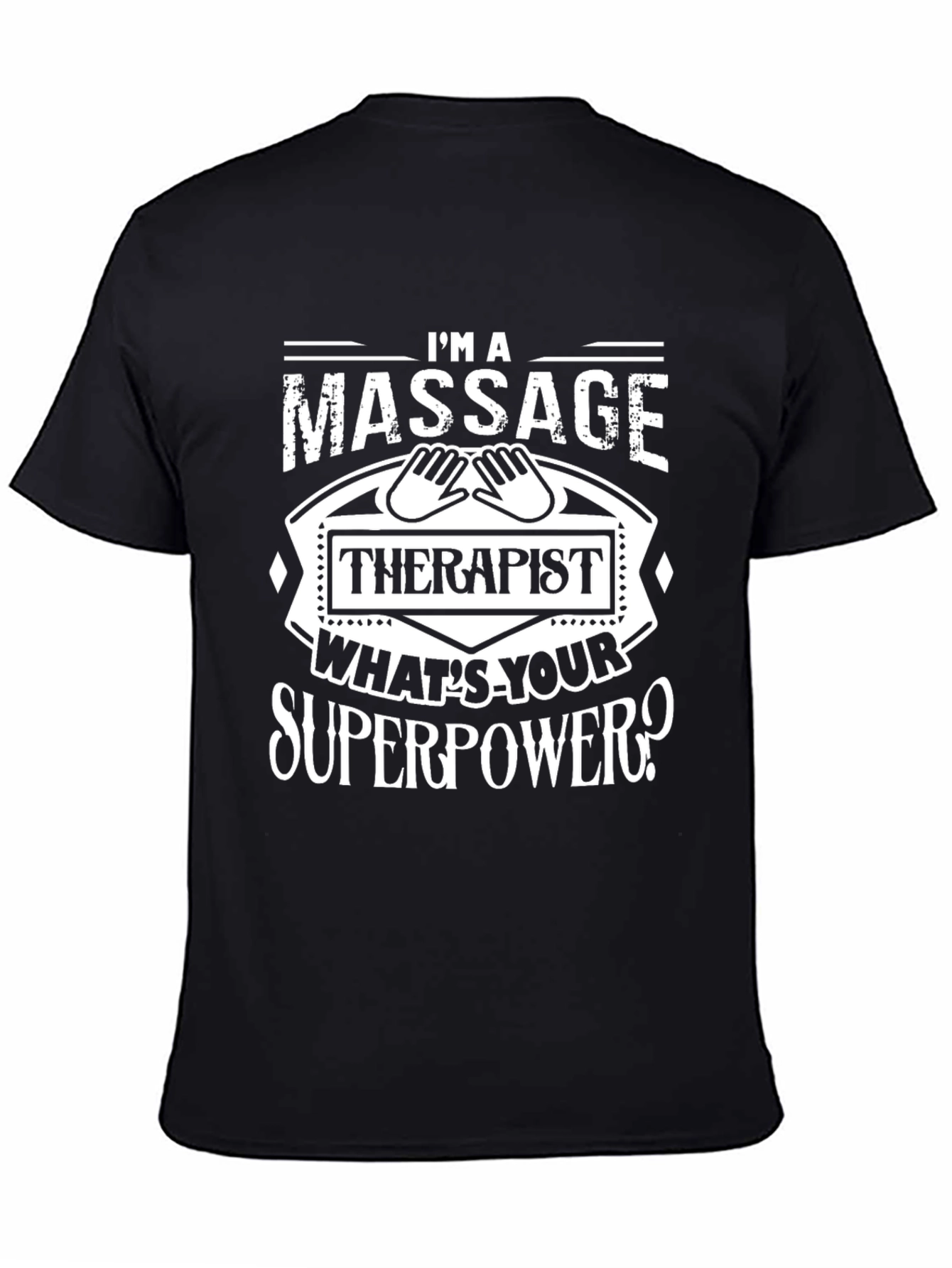 Massage Therapist Superpower Graphic Tee