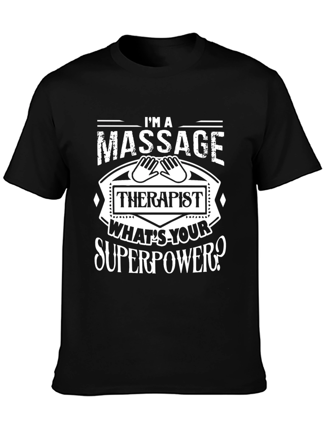 Massage Therapist Superpower Graphic Tee