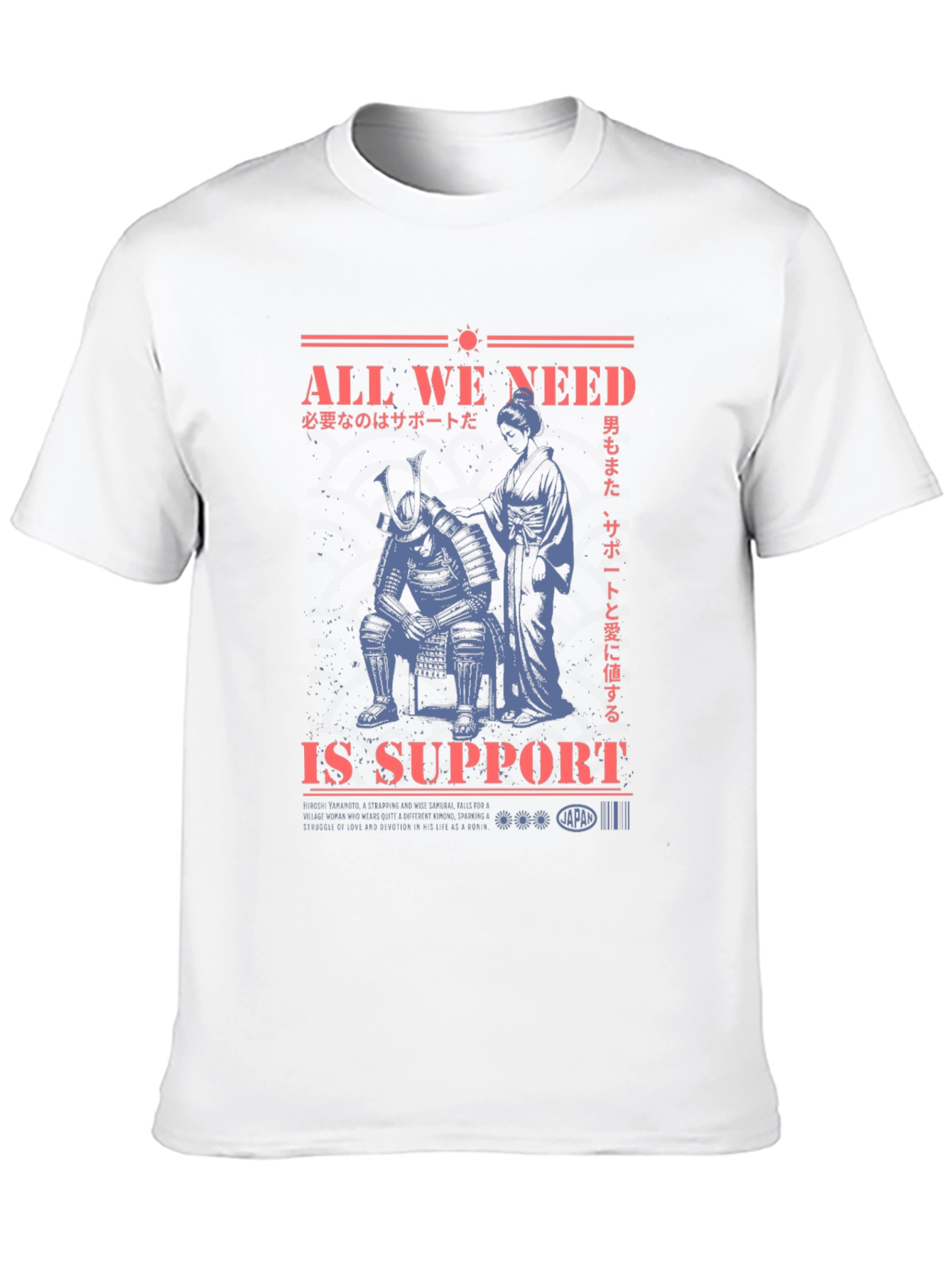 Samurai Support Graphic Tee