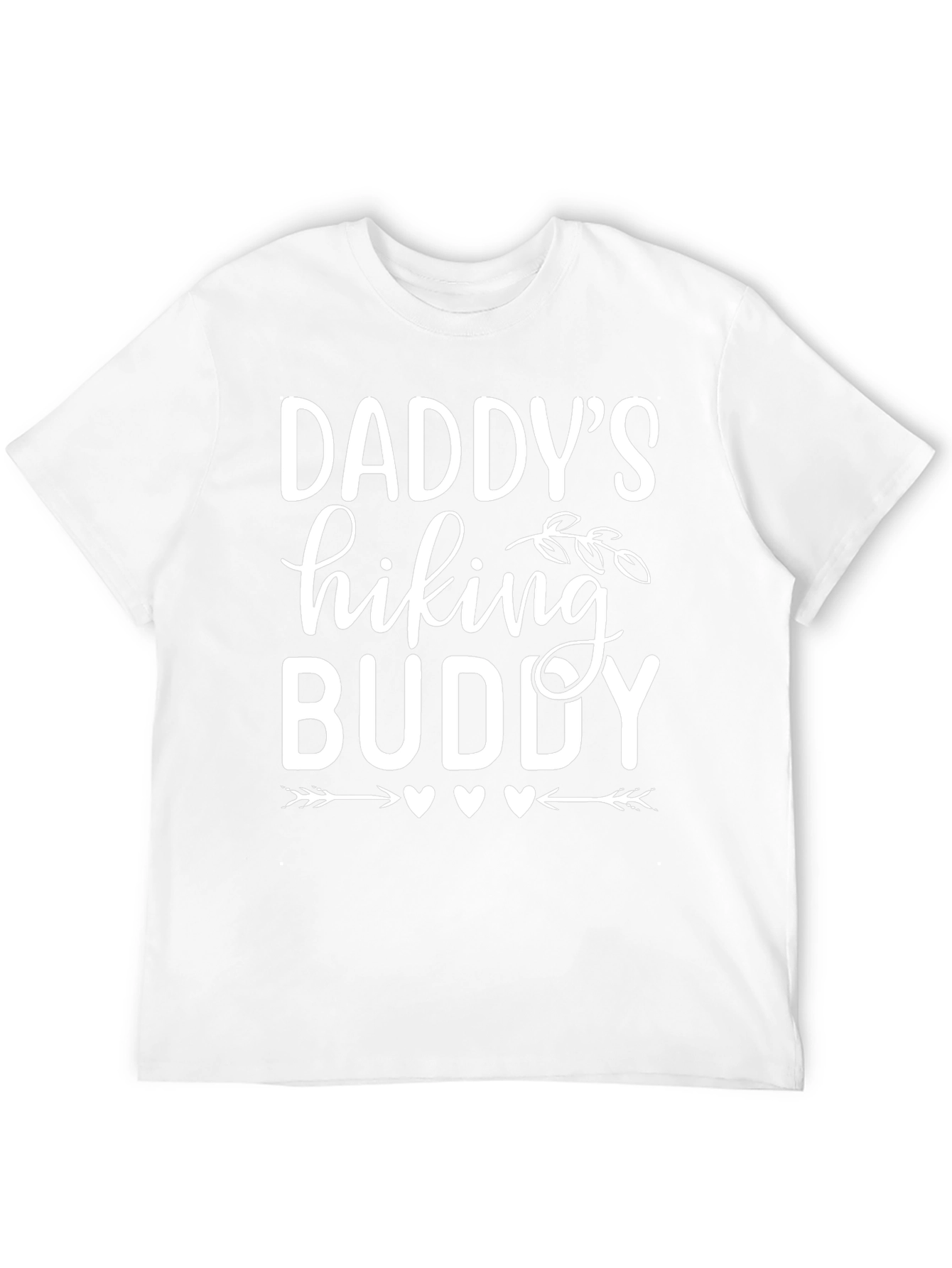 Daddys Hiking Buddy Black Cotton Tee