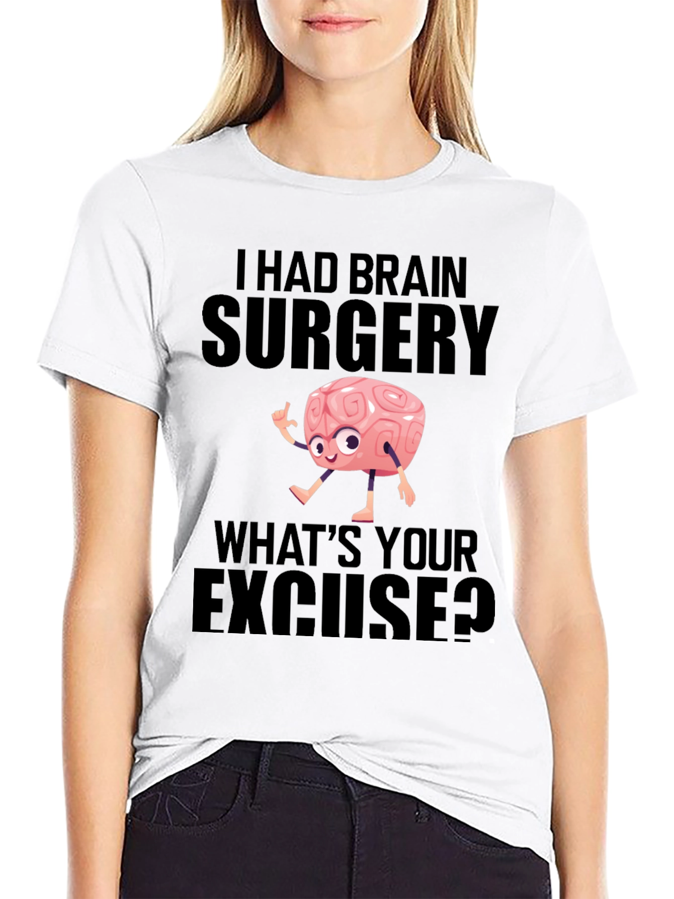 Brain Surgery Excuse T-Shirt - Funny Graphic Tee
