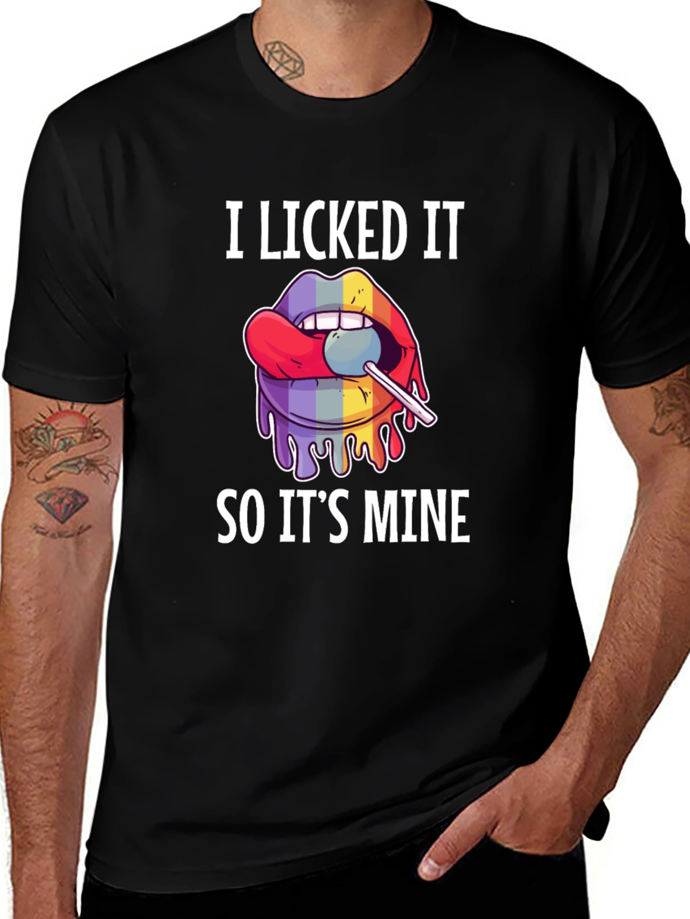 I Licked It So Its Mine Graphic Tee