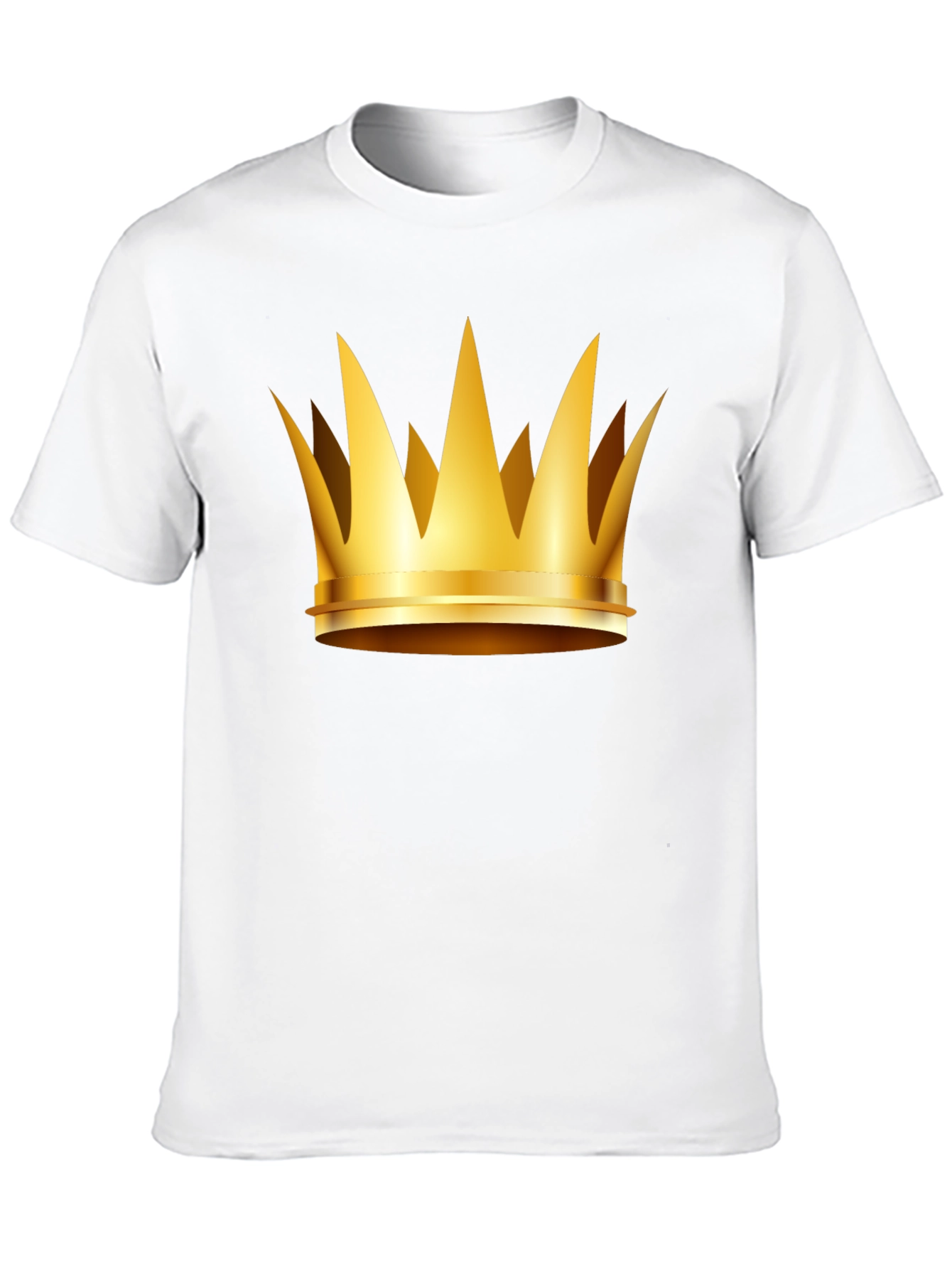 Gold Crown Graphic T-Shirt - Kingly Style