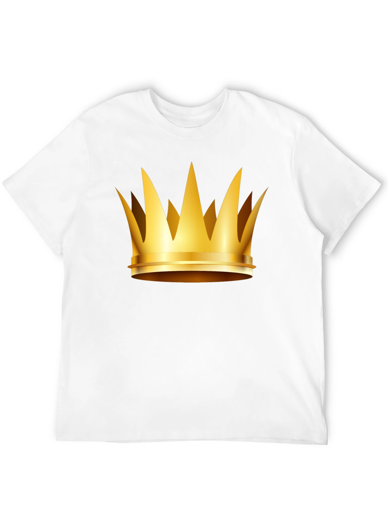Gold Crown Graphic T-Shirt - Kingly Style