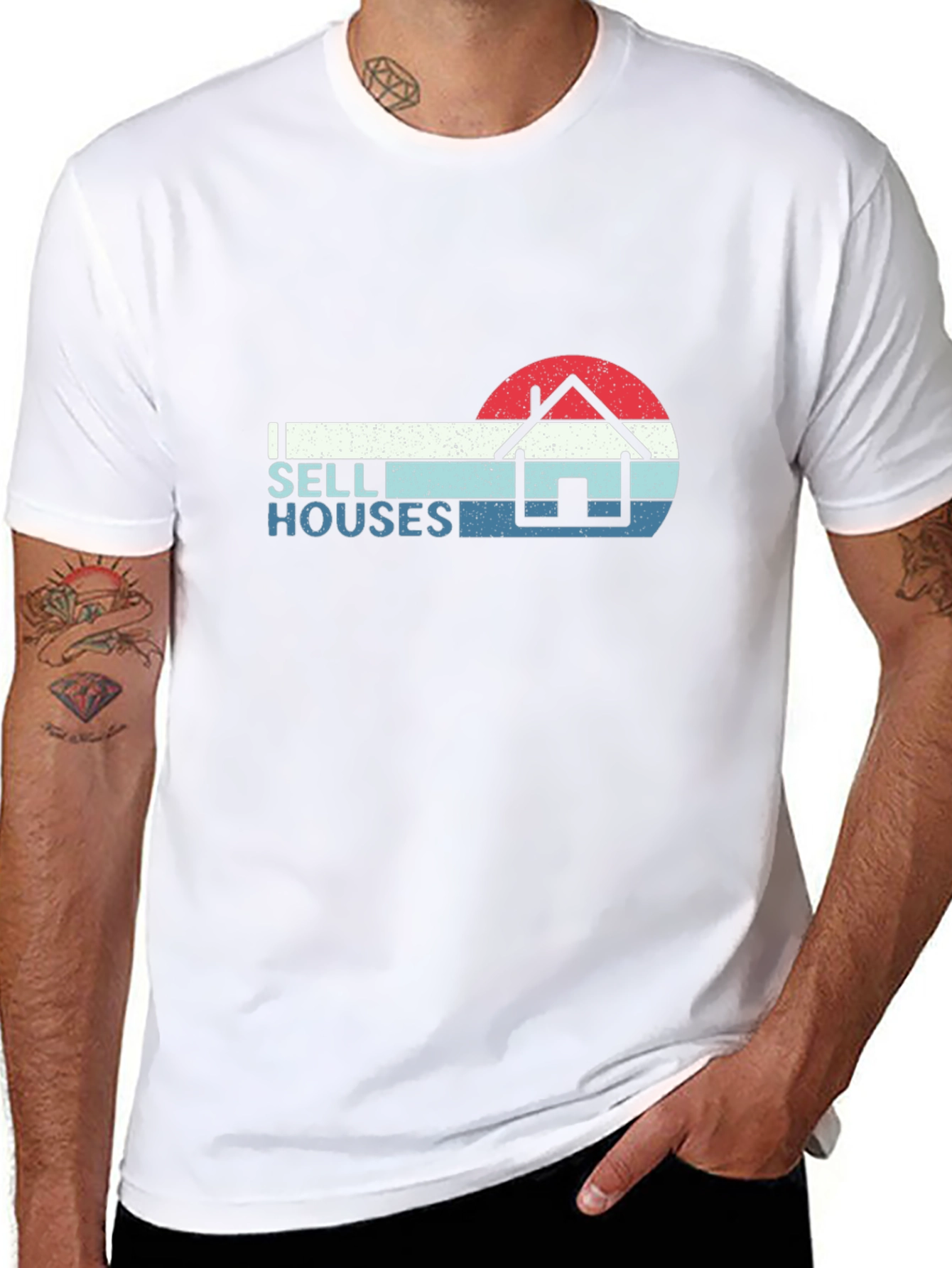 I Sell Houses Retro T-Shirt