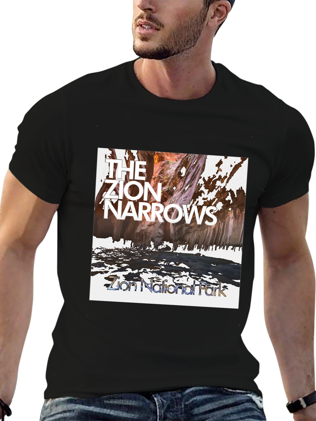 Zion Narrows National Park Graphic T-Shirt